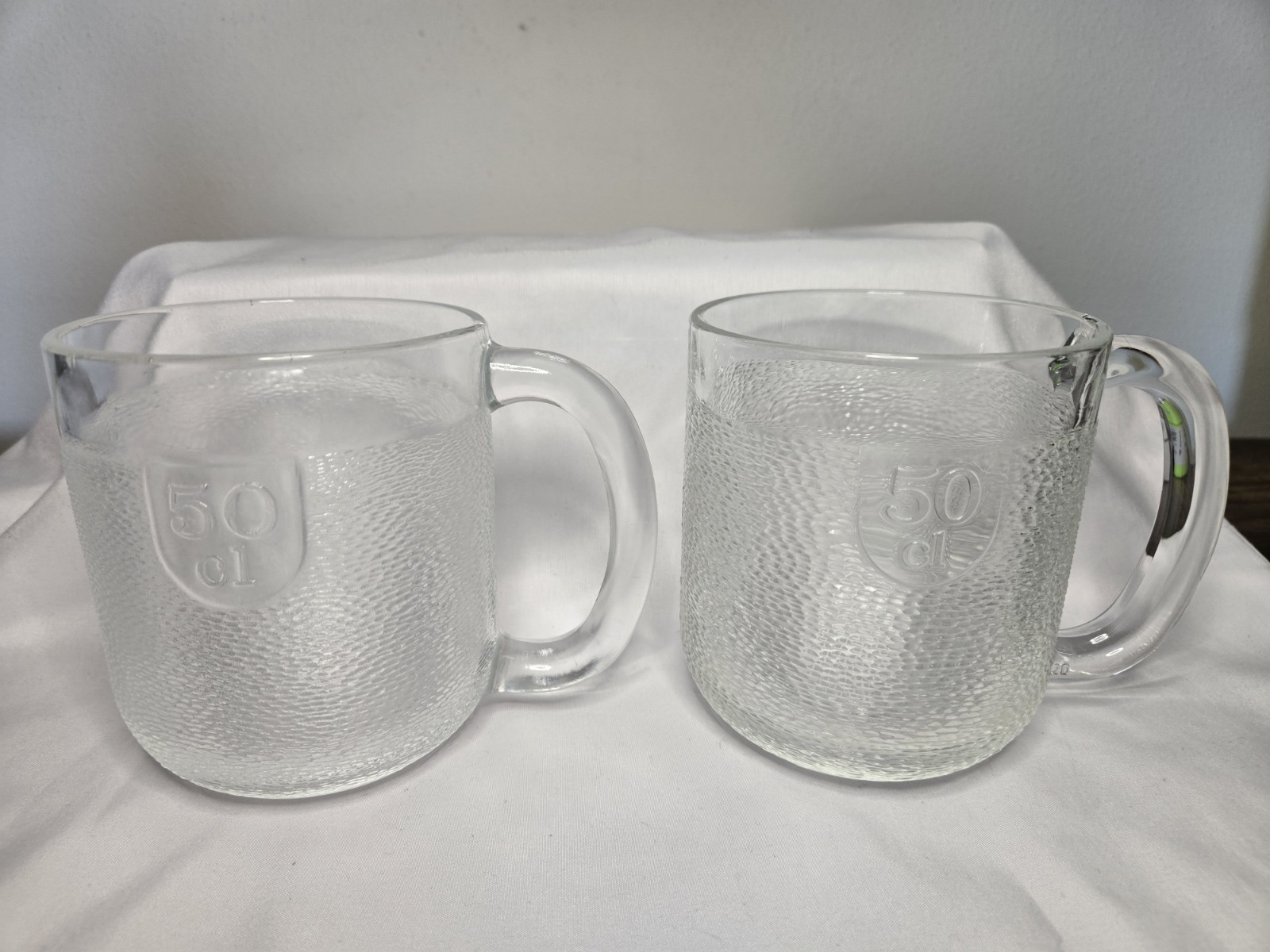 Littala Krouvi 50 cL Beer Mugs Textured Design Scandinavian Design Set of 2