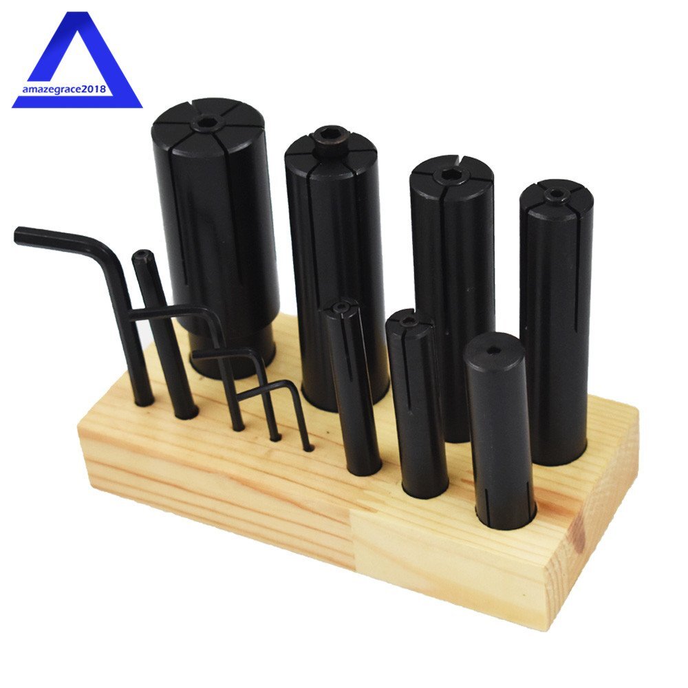 Expanding Arbors Set Mandrels 1/4" To 1-1/4" Lathe Milling High Precision 8 PCS