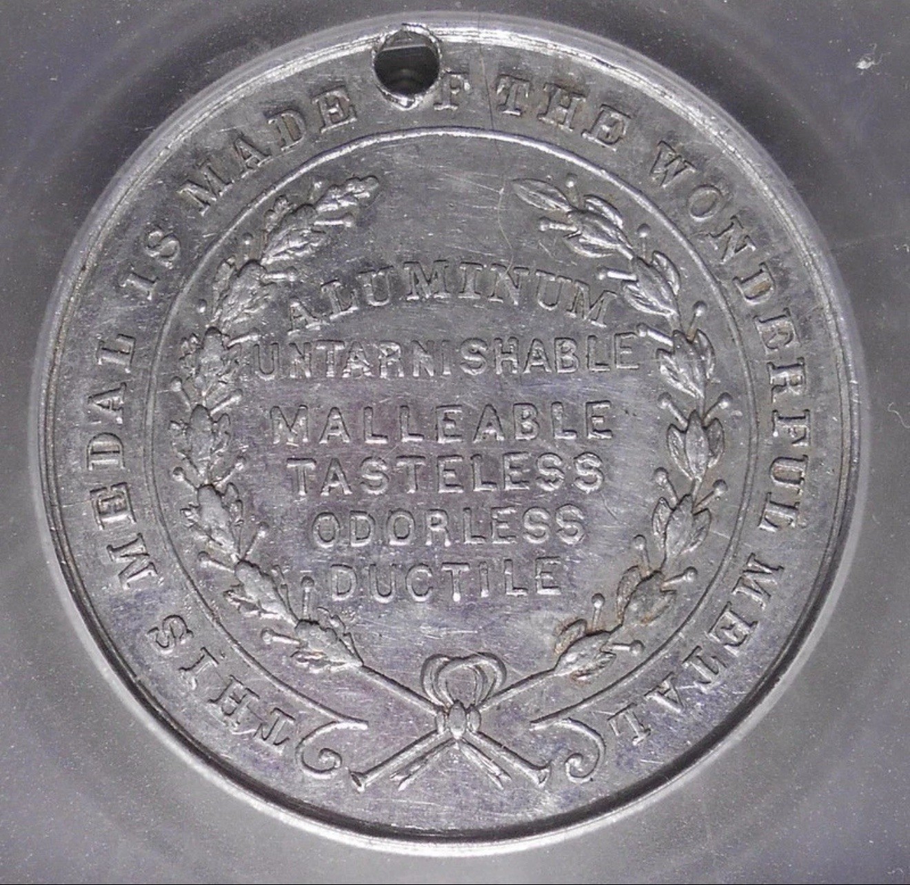 1893-Chicago Columbian Exposition, SCD HK-159, ICG MS 62-Columbus Aluminum