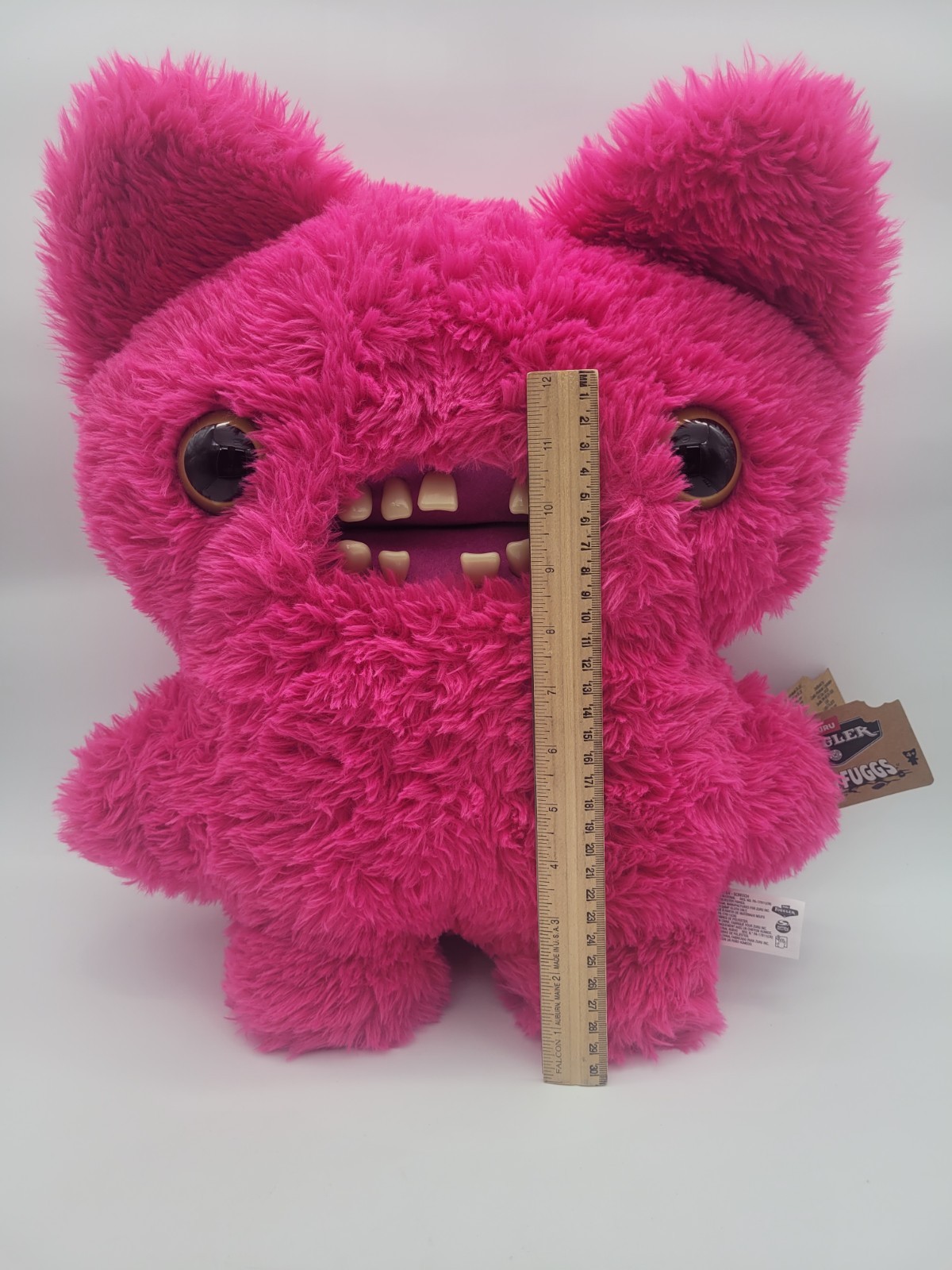 New Fuggler Monster Plush Bigg Fugg 16” Pink Monster Screech JUMBO Zuru Plush