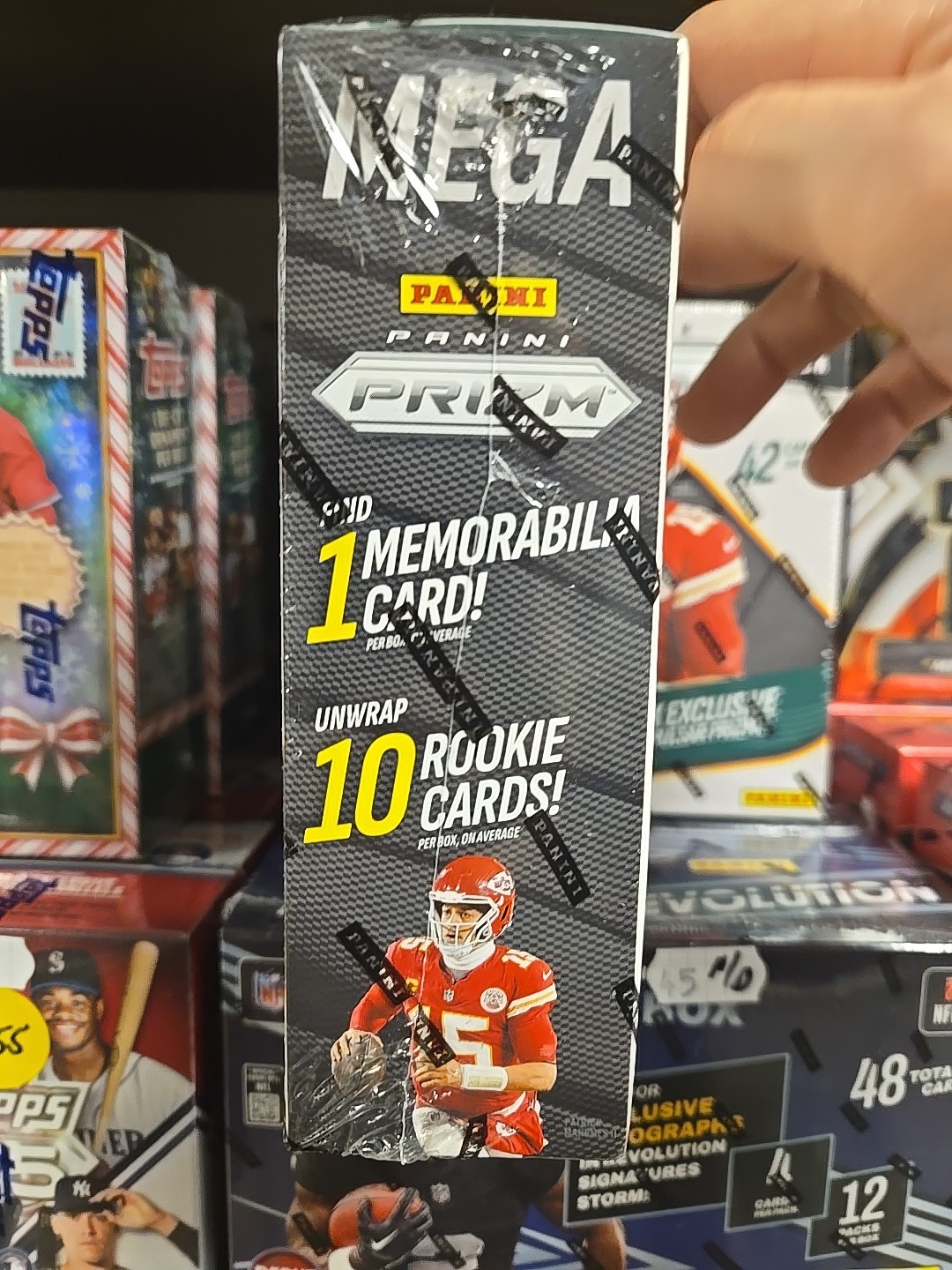 2025 Panini Prizm Football Mega Box FACTORY SEALED Neon Green Pulsar 1 Mem Avg