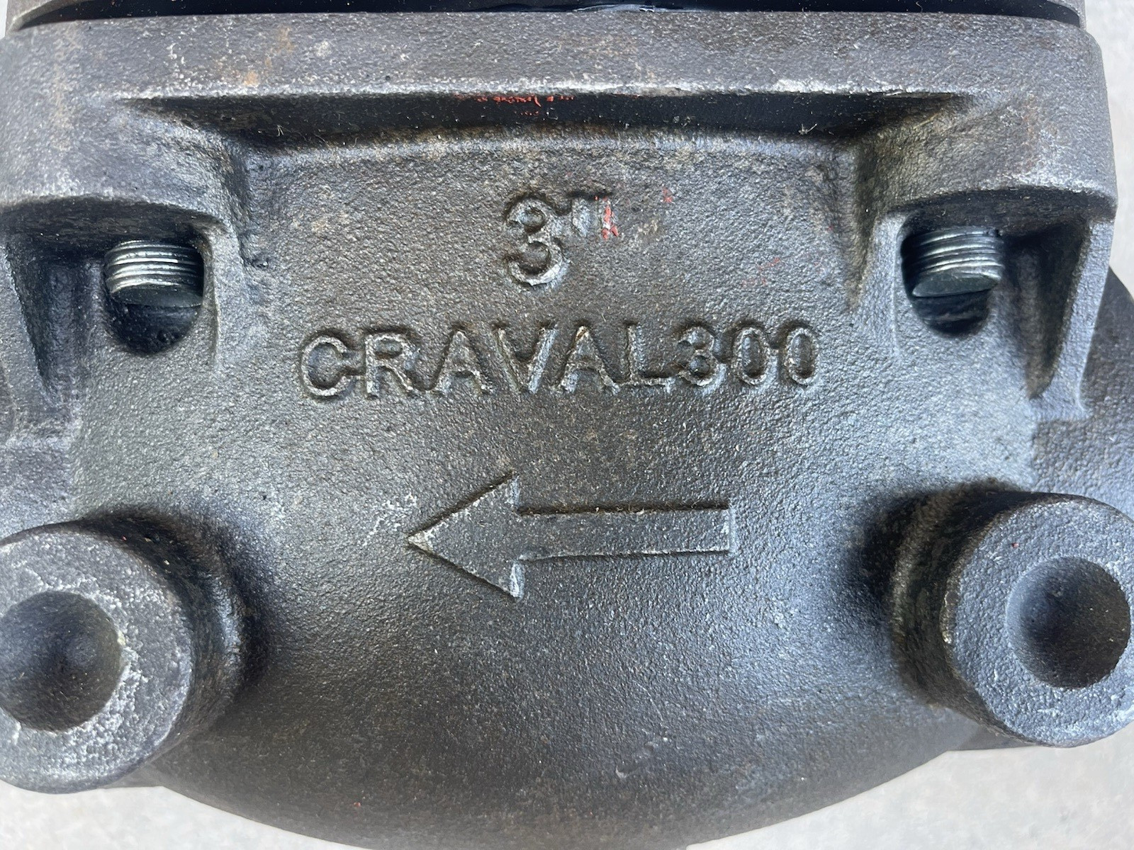 New Steel Craval300 Air Operated Threaded Inline Water Truck Valve 3″ NPT