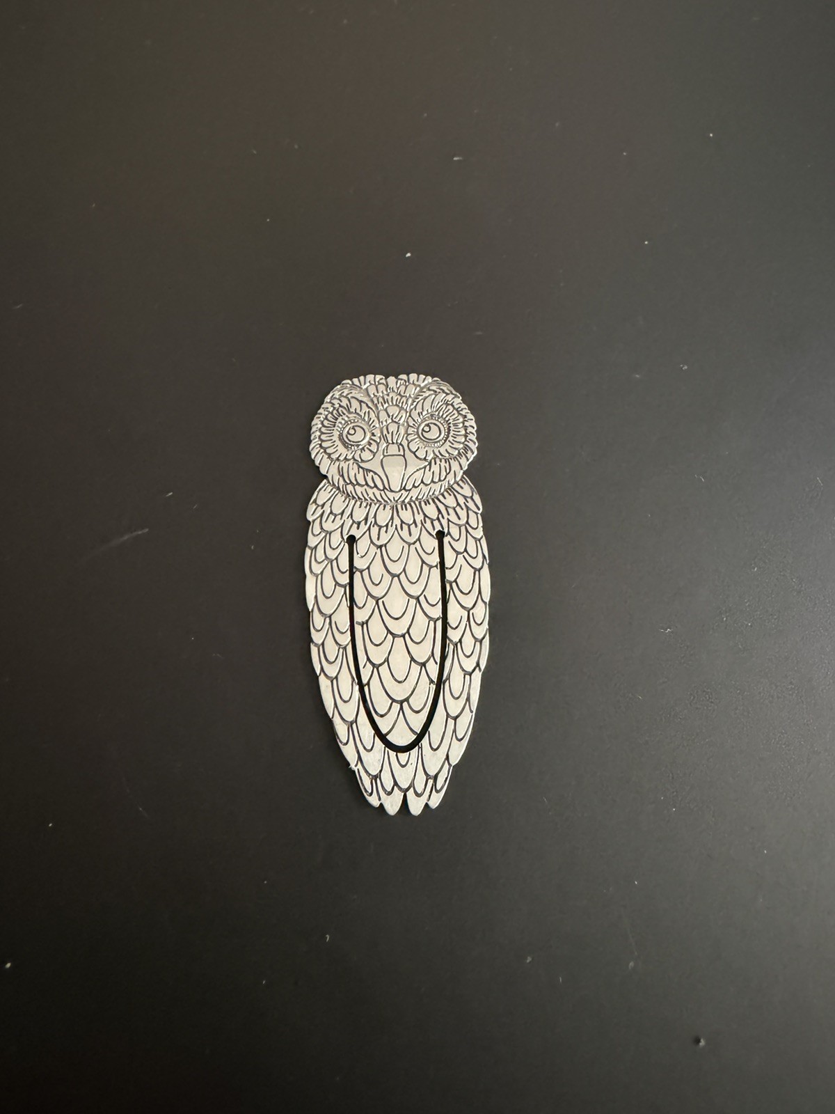 Vintage Solid Silver Owl Bookmark M Kamin & Co 2001