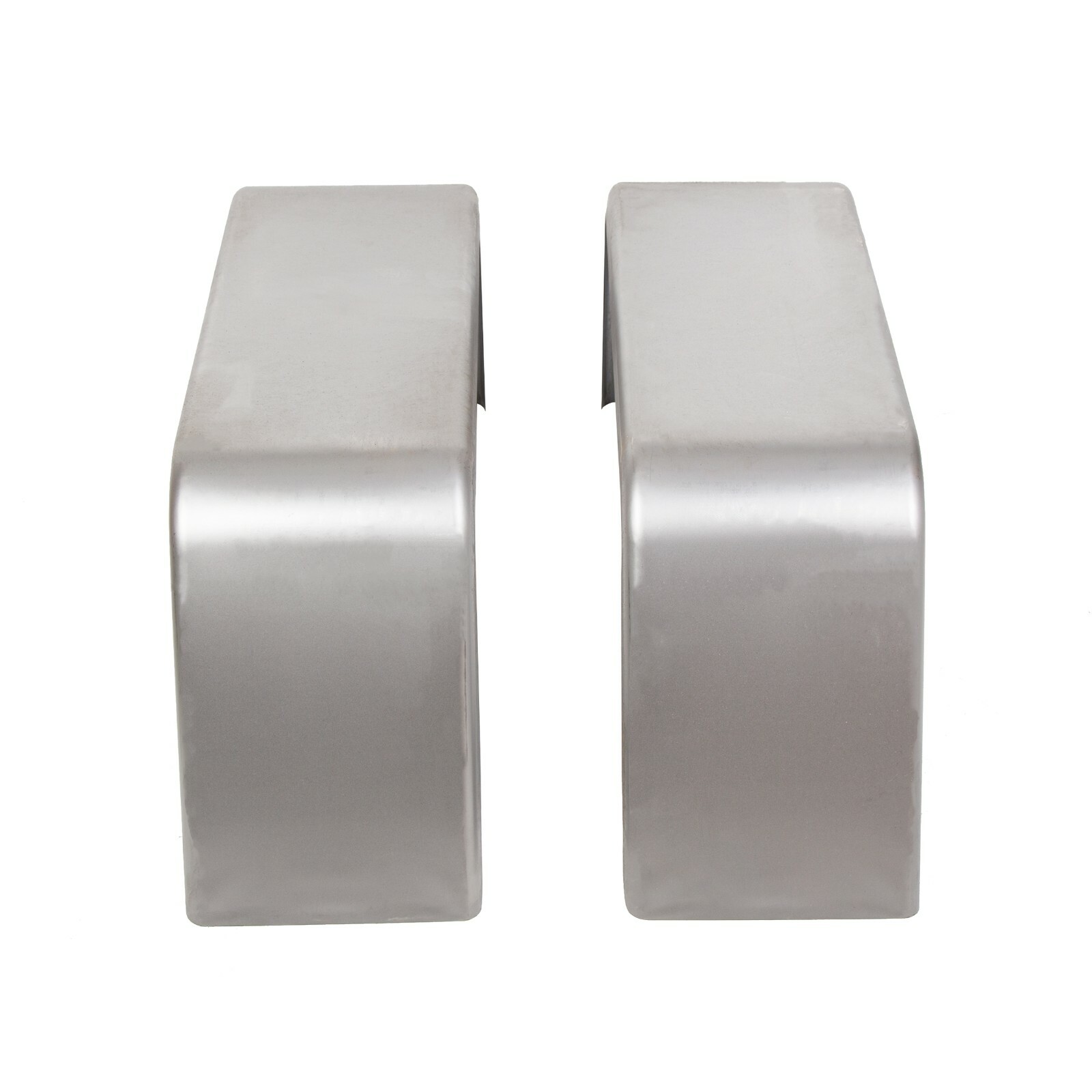 Set of 2 Square Steel Cargo Trailer Fenders Pair 14"-16" wheels