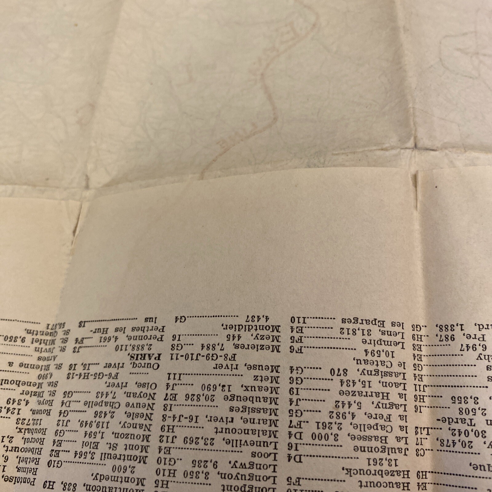 World War Map Battleground Liberty Keystone View Belgium France Germany 19x23