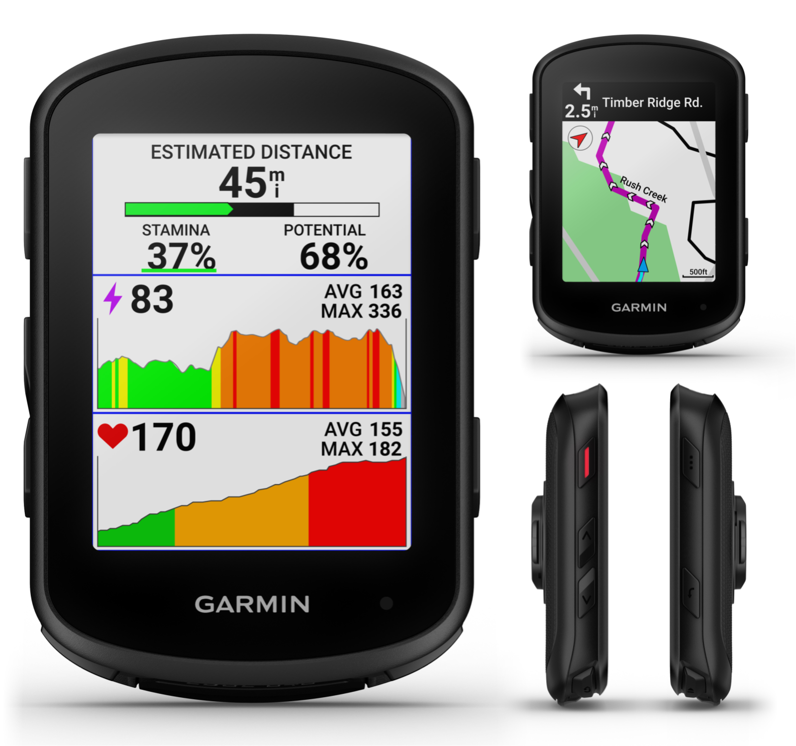 Garmin Edge 840 Solar GPS Cycling Computer Touchscreen Button Control Navigation