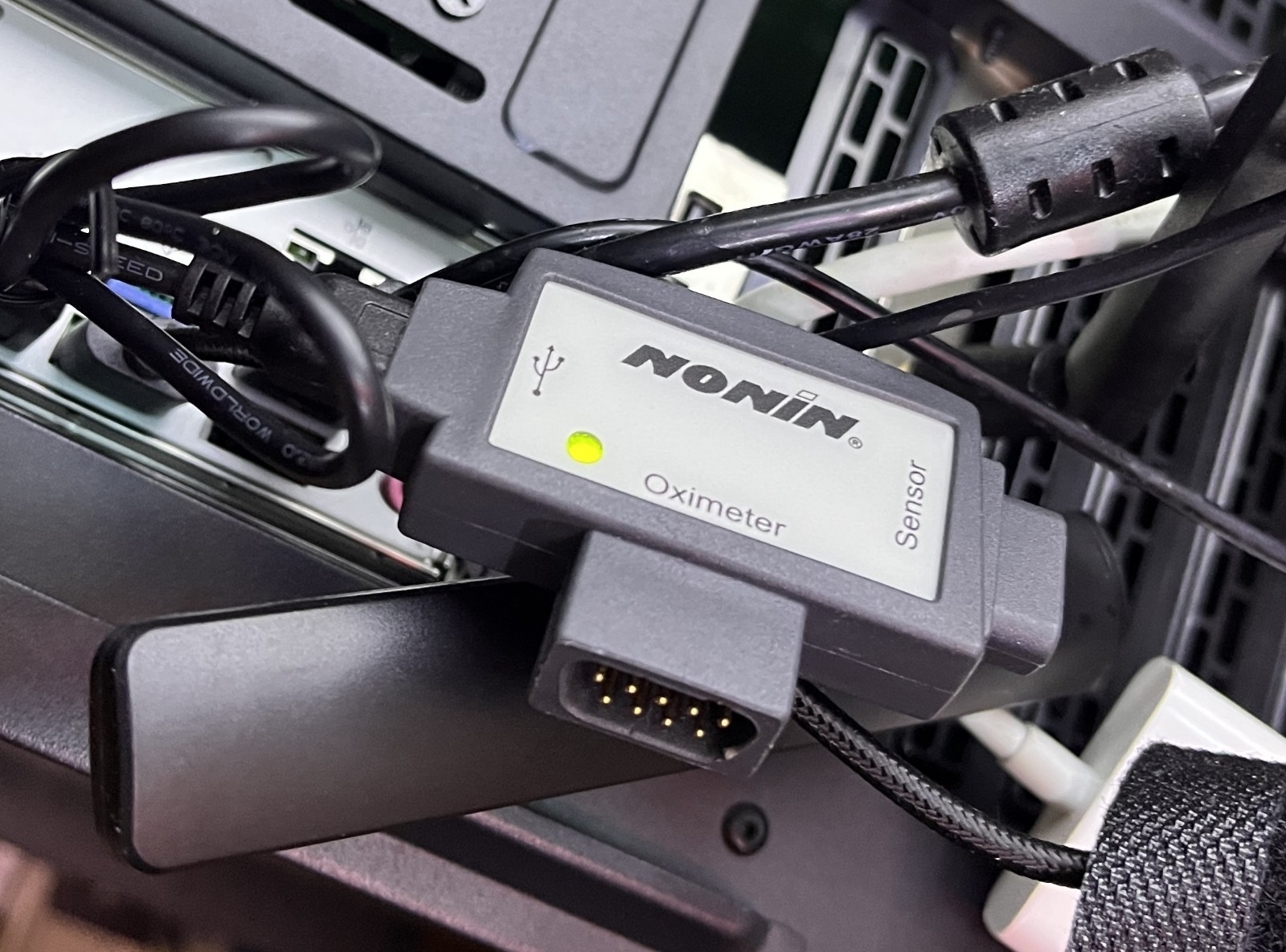 Nonin 1000 USB Pulse Oximeter Sensor Medical Grade