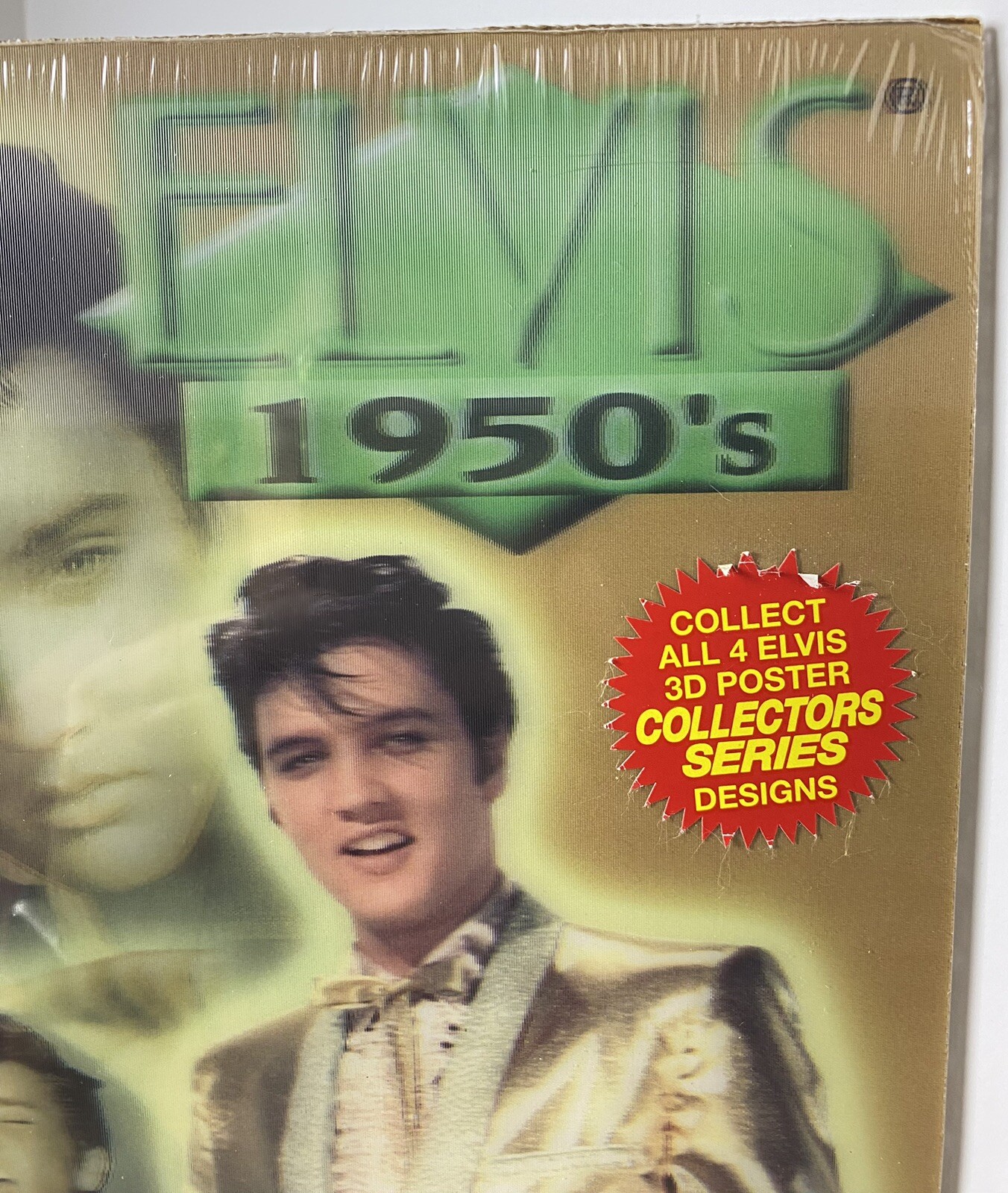 Elvis Presley 1950's~11.5" x 17.5"~Hologram~Lenticular 3-D Picture~RARE~NEW