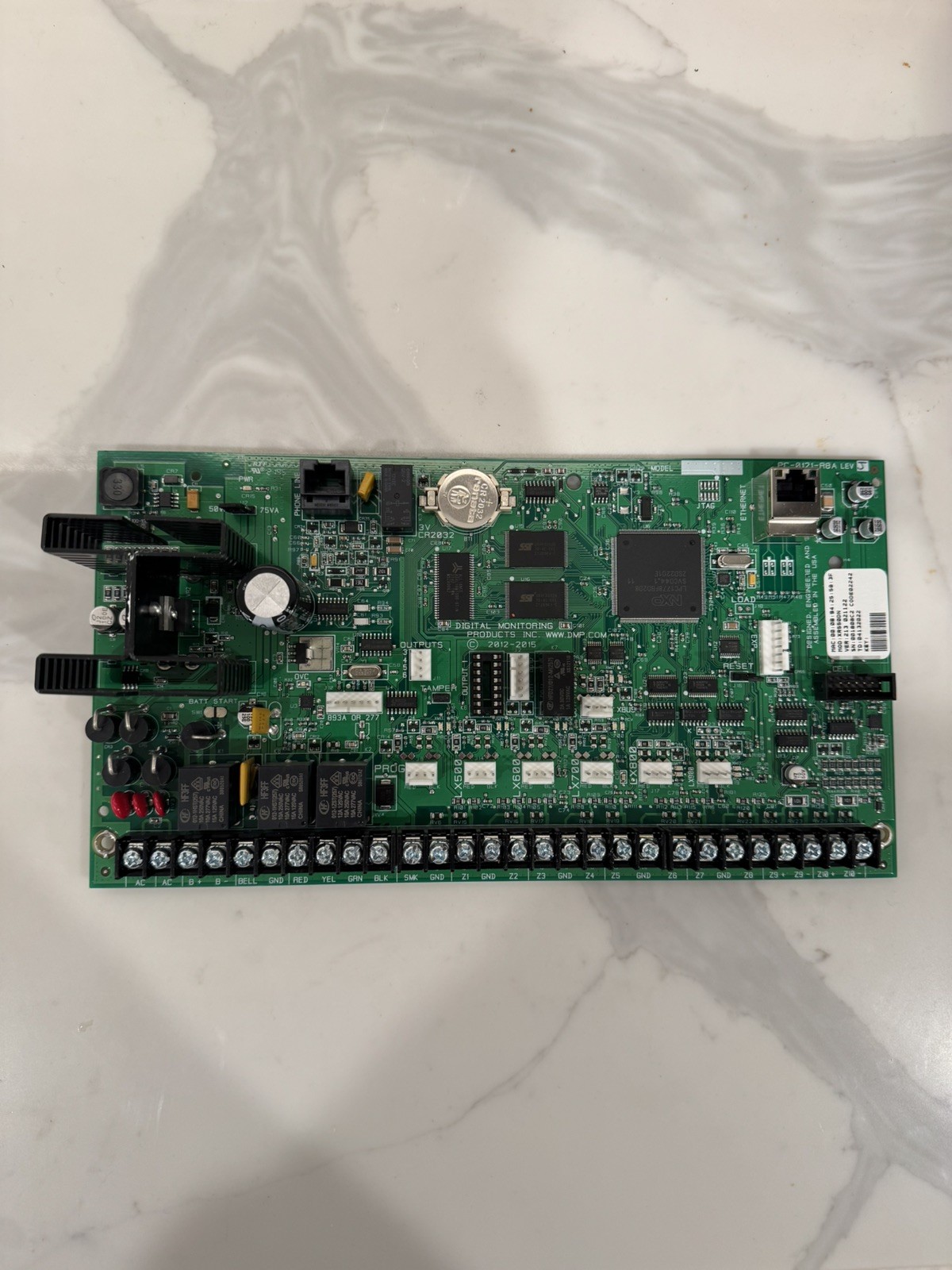 DMP XR550DN/10S Alarm Main Control Panel PCB Digital Monitoring Products Board