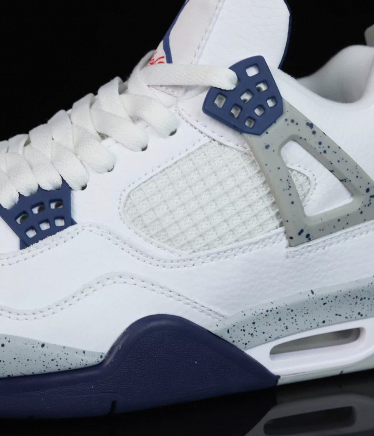 Jordan 4 Retro "Midnight Navy" Men's Basketball Shoes Mid Top Us Size7-12