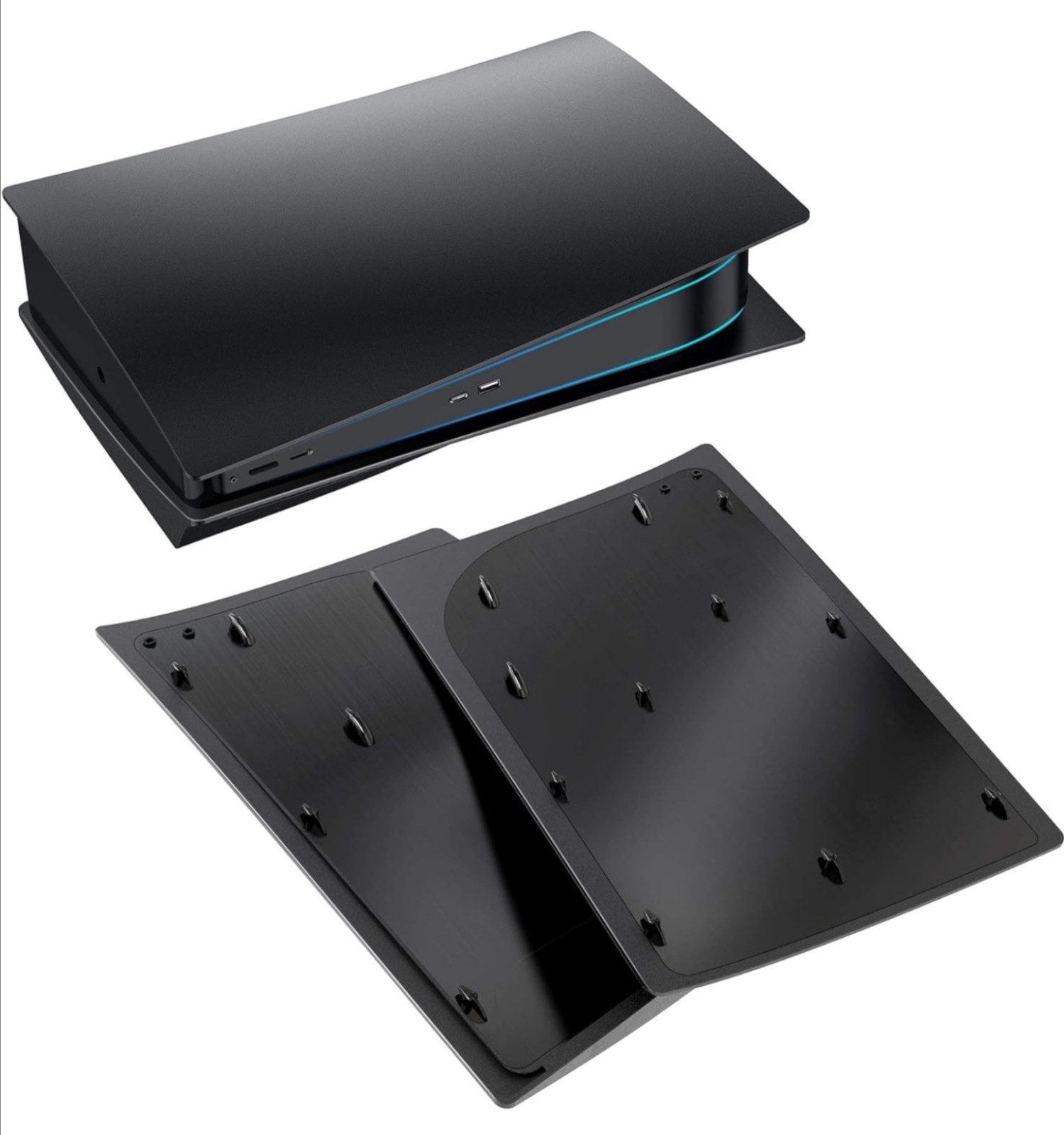 Black PS5 Faceplate Cover Plate Shell Disc Version for Original PlayStation 5