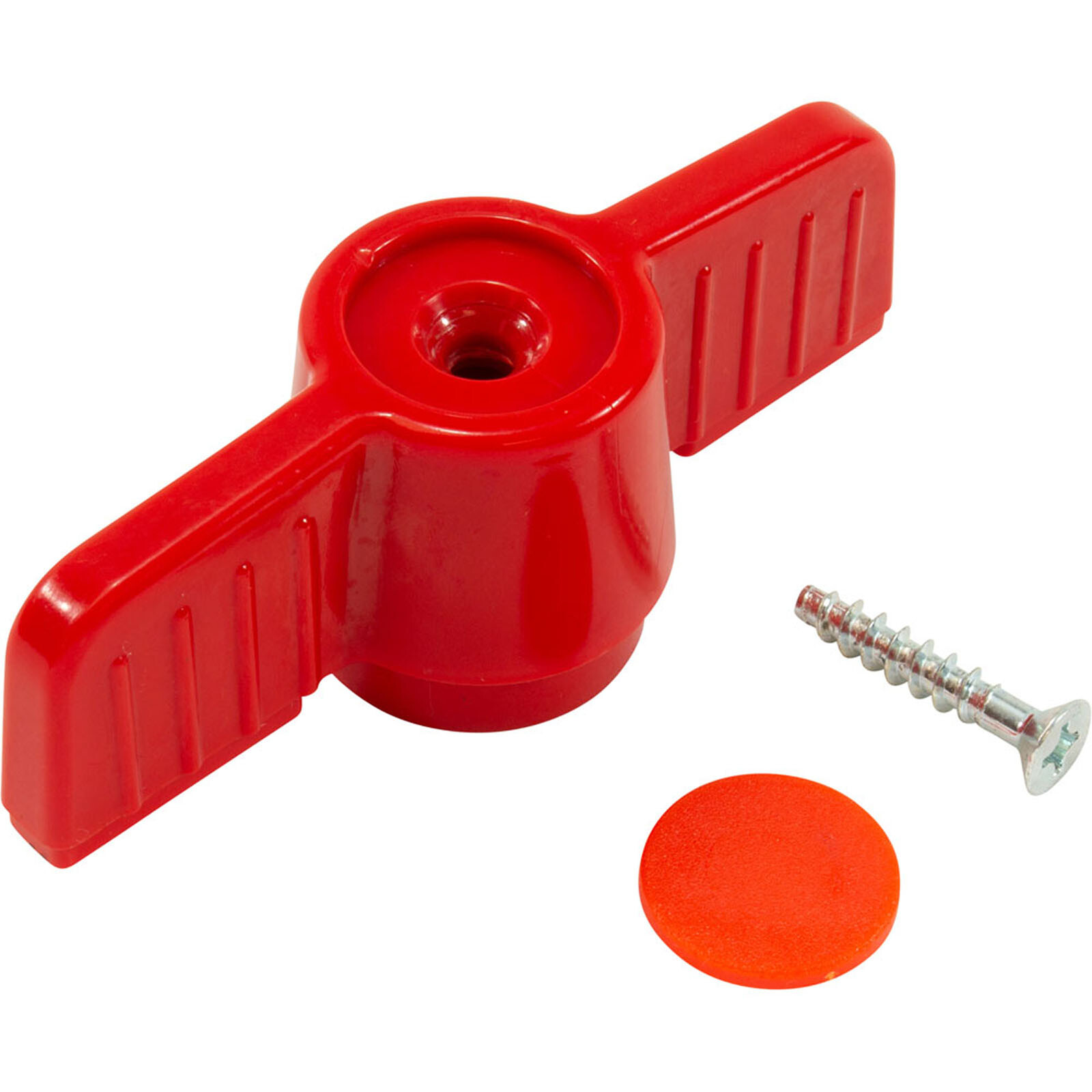 Replacement Handle, 1-1/2" HMIP Ball Valve, Red