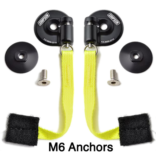Simpson Racing Hybrid Youth Sport Child Post Anchors / Tether Kit HSCHD11PA