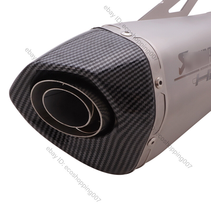 For BMW S1000R S1000RR 2010-2014 System Slip On Exhaust Pipe Muffler Tips Escape