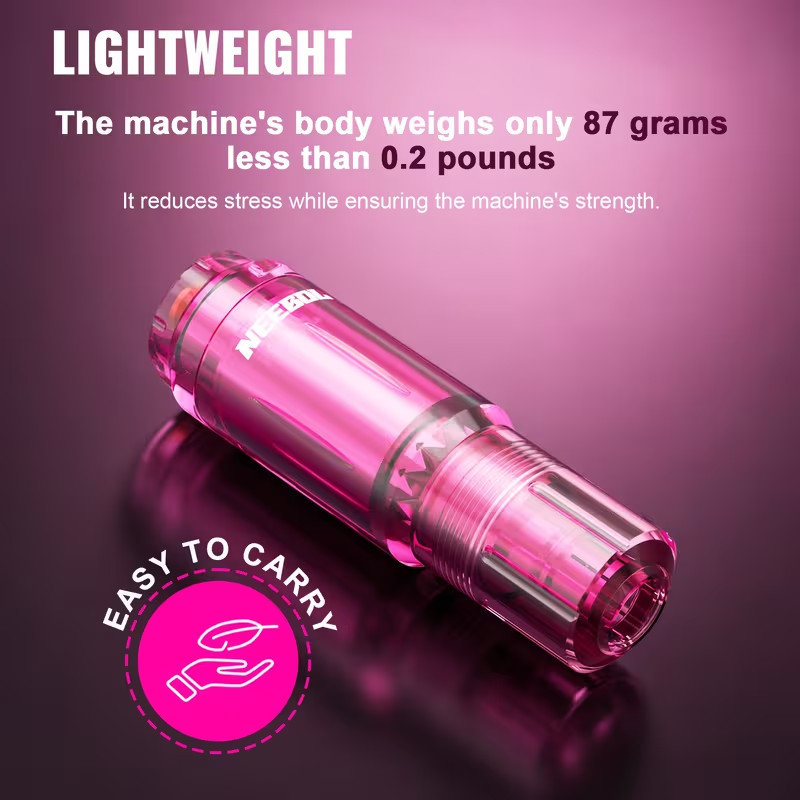 Wireless Tattoo Kit Complete for Beginners Pen Machine with Power Supply Needles