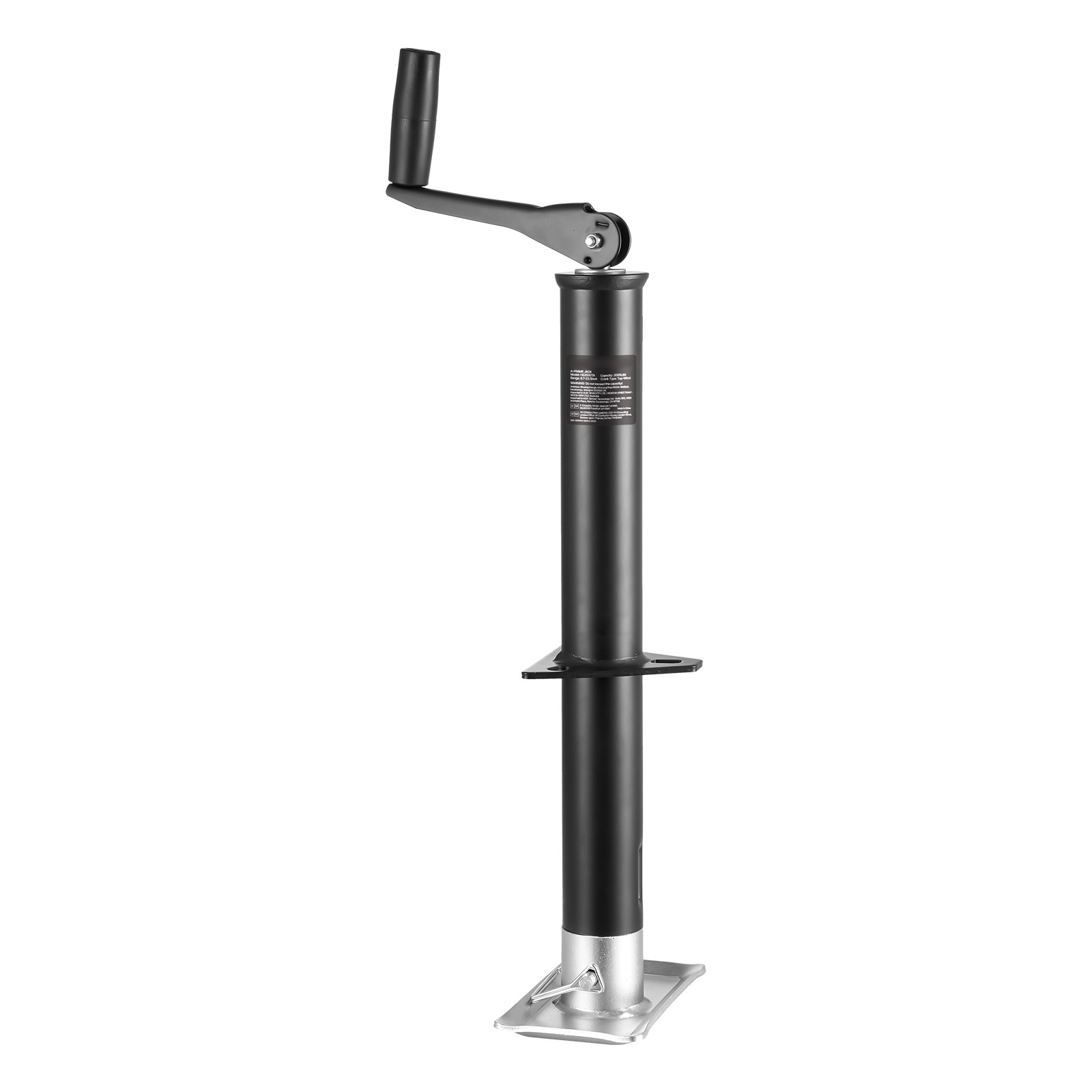 A Frame Trailer Jack Bolt on Trailer Tongue Jack 2000 lbs 15-inch Travel