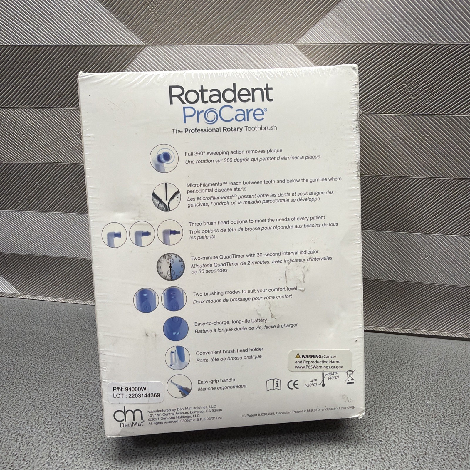 ROTADENT PROCARE THE PROFESSIONAL ROTARY TOOTHBRUSH