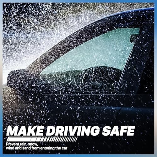 Window Visor Shade Compatible with 07-09 Acura MDX, Tape-On Rain Guards