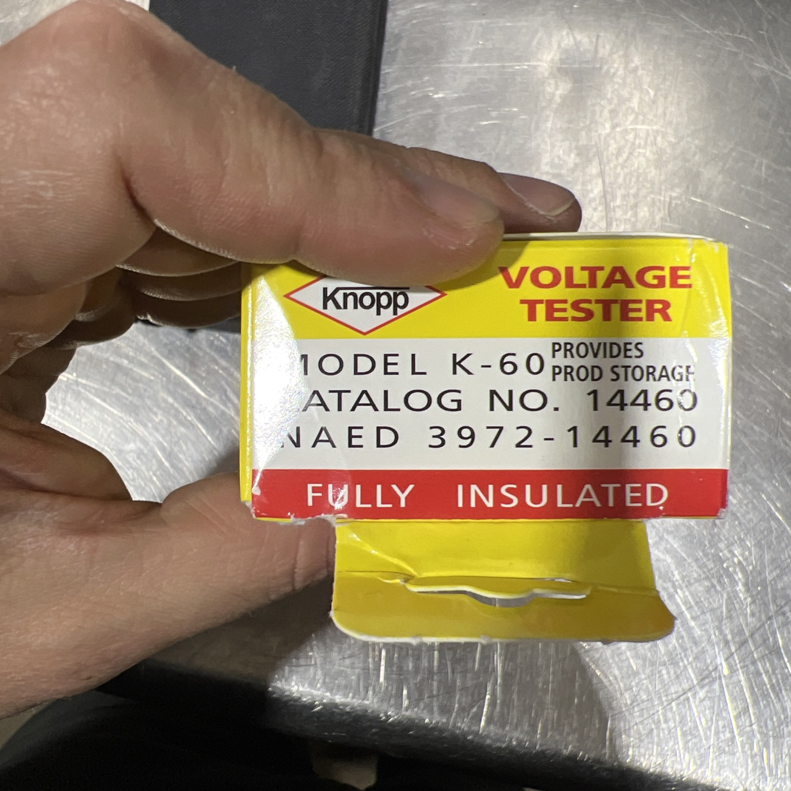 Knopp Inc K60 Voltage Tester 120v -600v AC DC Nos Surplus