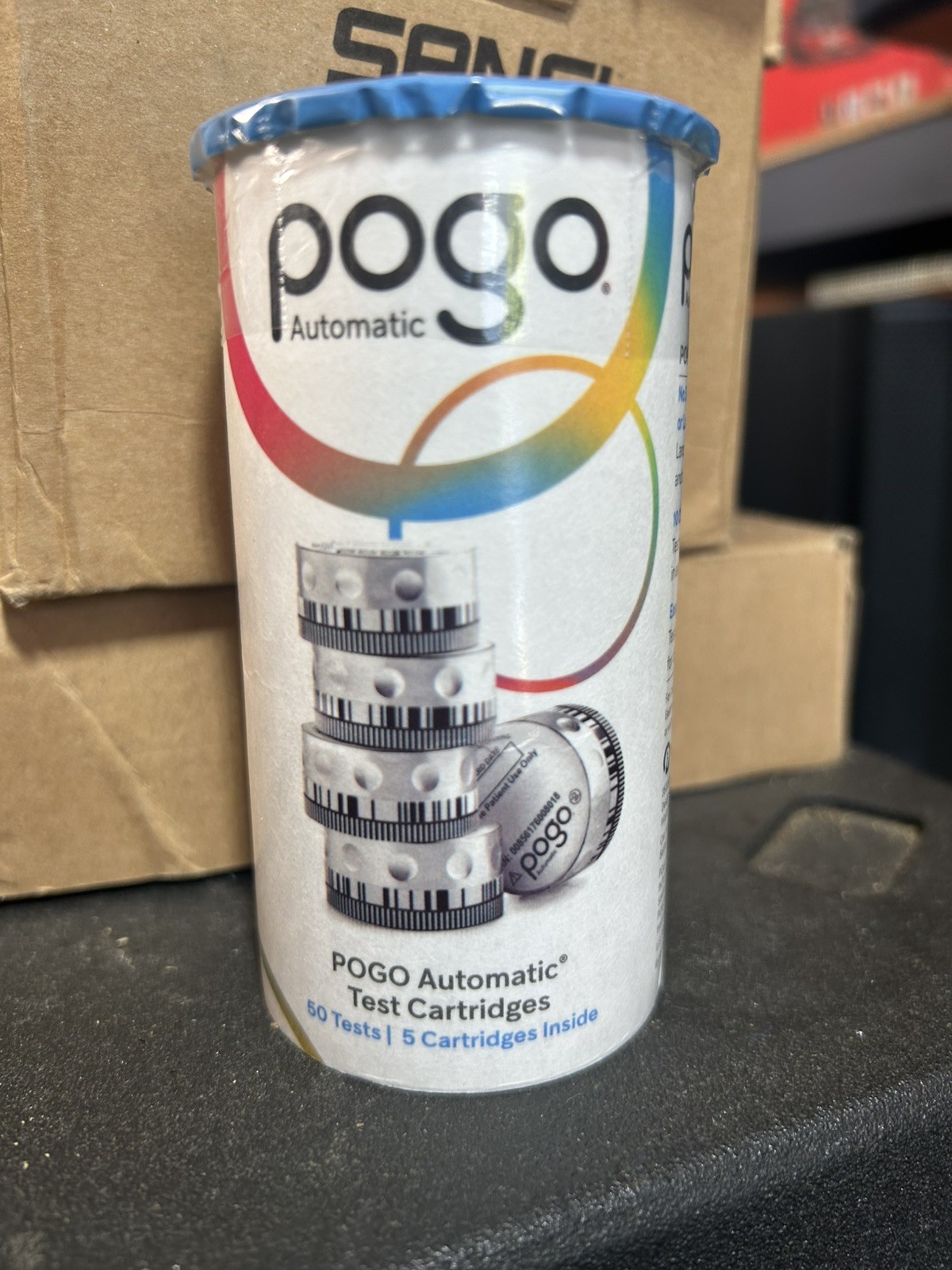 POGO Test cartridges 50 tests exp 11/08/2026