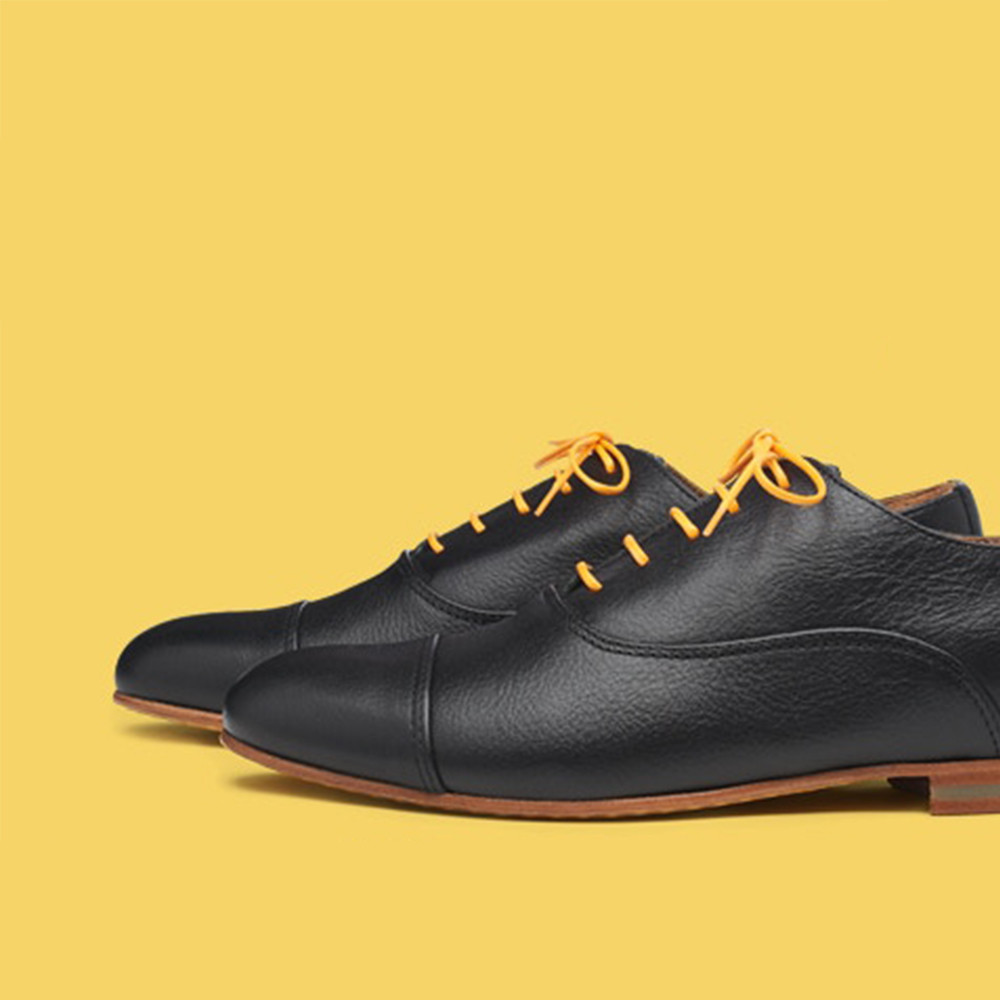 [2 Pairs] (4 Laces) Waxed Shoelace for Dress Shoes Laces Oxford Brown Black Red