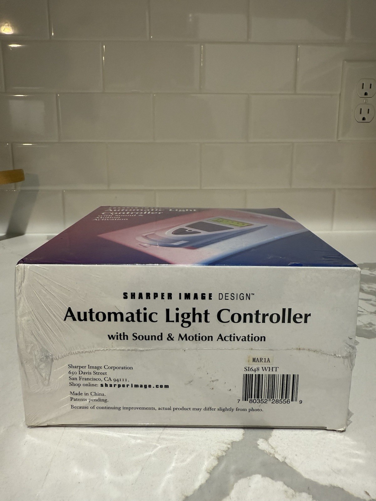 Sharper Image Automatic Light Controller with Motion With Sound Activation