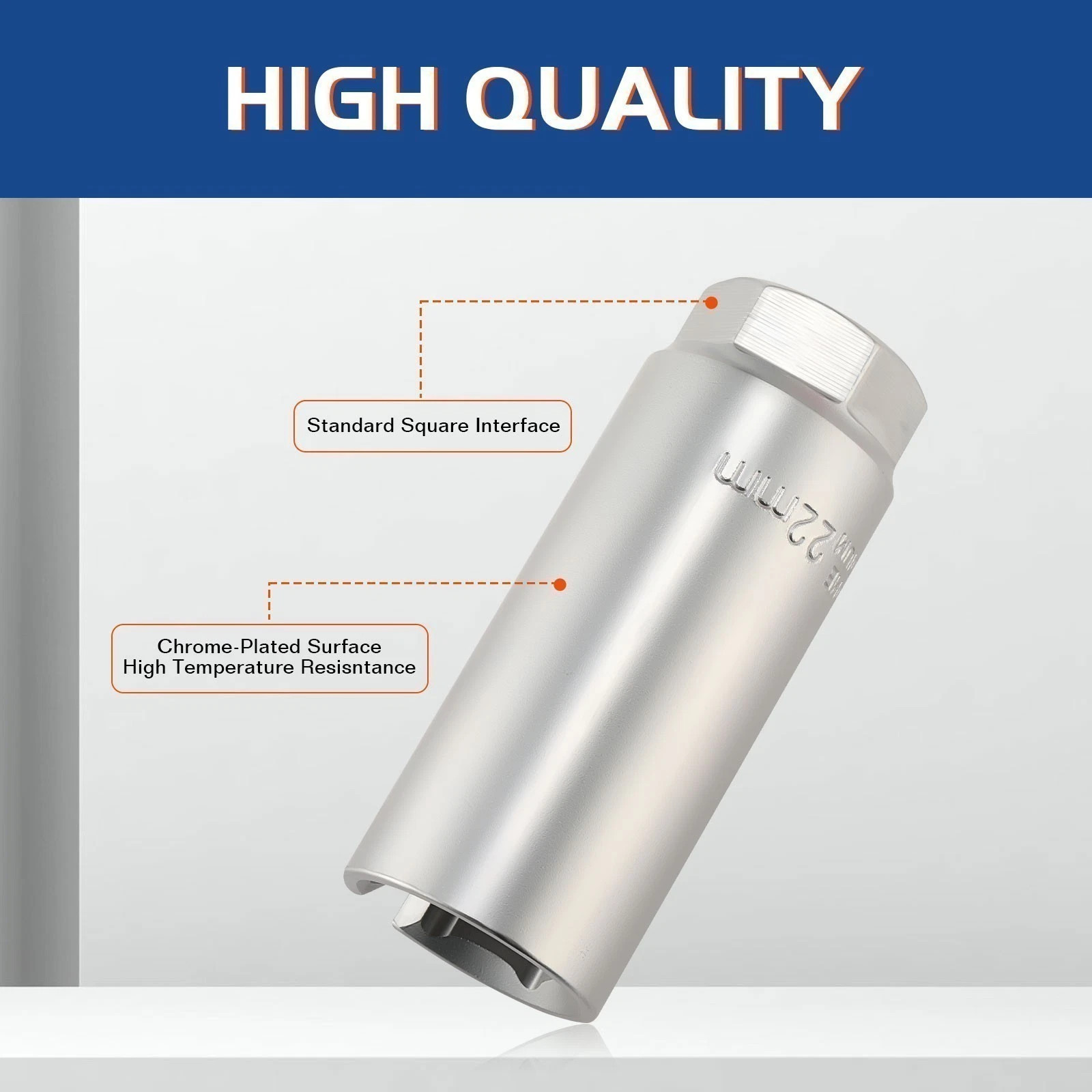 O2 Oxygen Sensor Socket Thread Chaser Set 5PCS O2 Sensor Wrench Removal Tool Kit