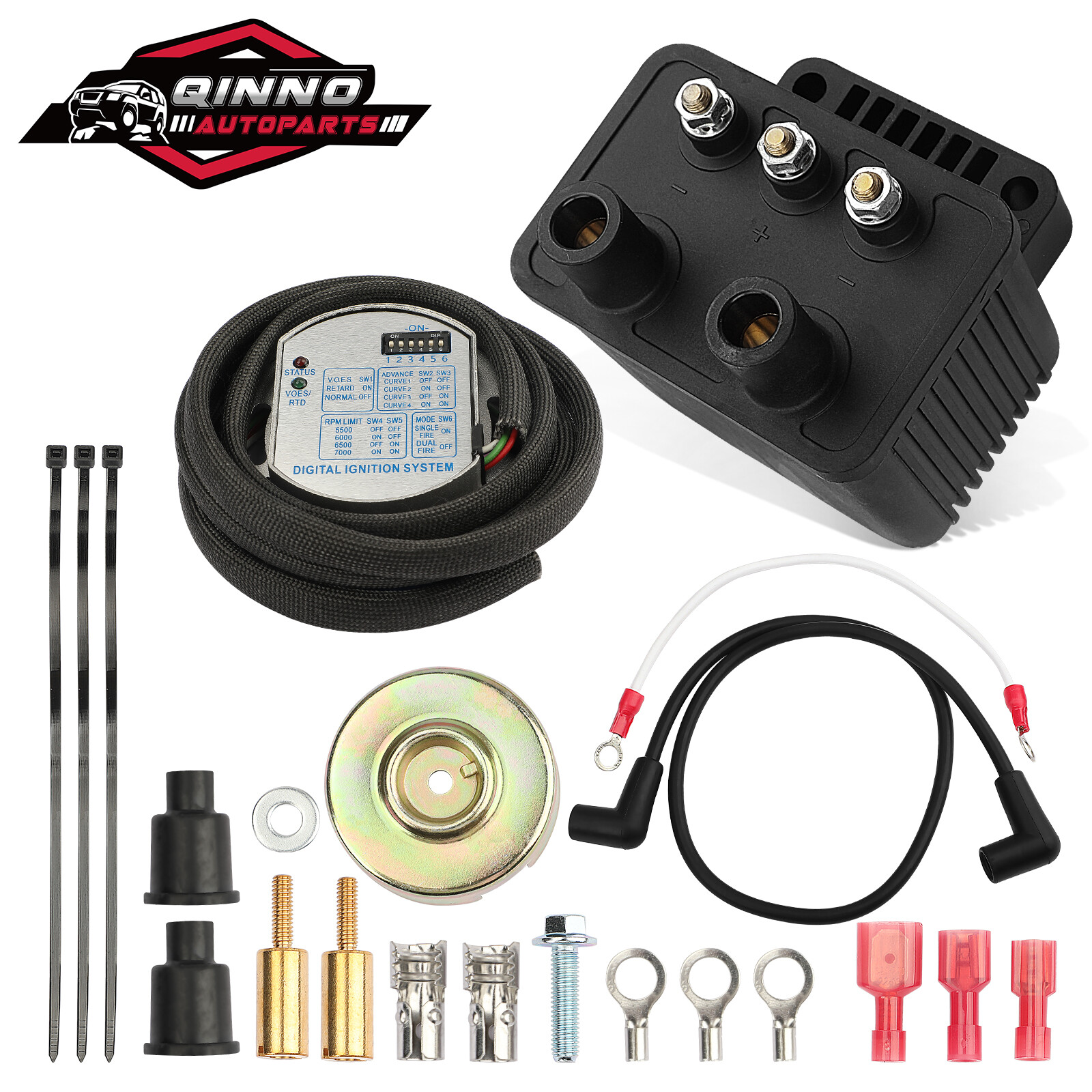 Ultima Programmable Ignition 53-660 Fit Harley Shovelhead Evolution & Sportster