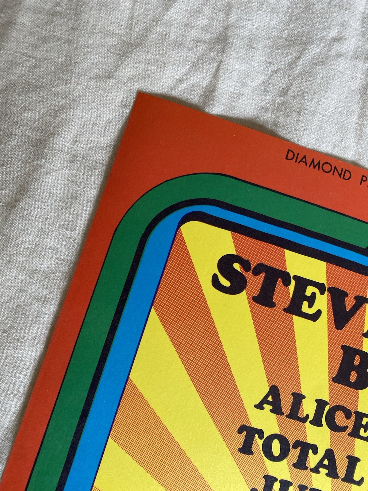 1969 Steve Miller Alice Cooper Poster Masonic Temple Portland Steve Blashfield