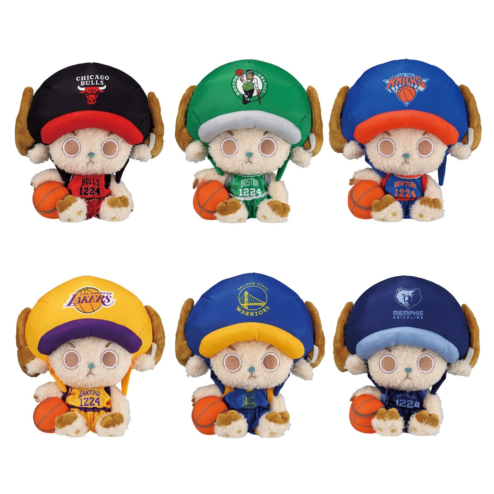 ONE PIECE x NBA Tony Tony Chopper Plush Mascot Stuffed Toy Base Shop Japan Limit
