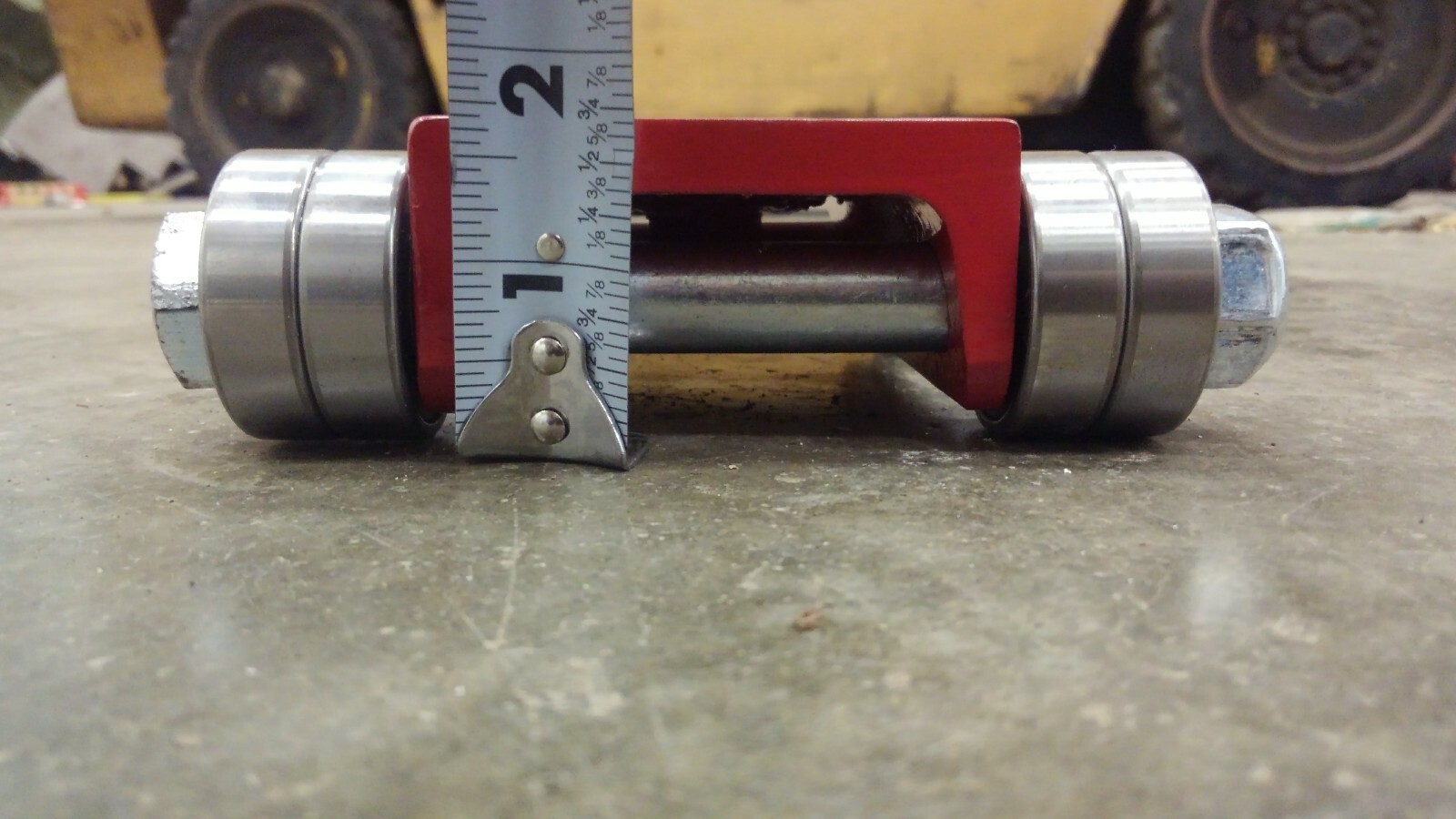 MADE IN USA Machine Skates Set (4) 18,000lbs Bridgeport machine mover 1.7" tall