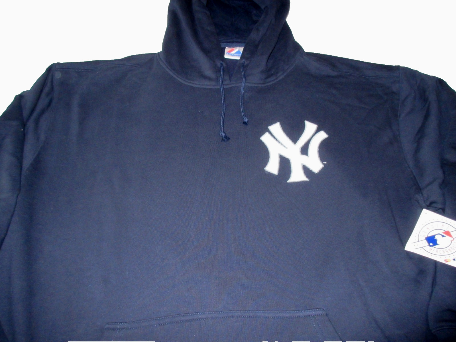 New York Yankees MLB Men's Majestic PO Hoodie Sweatshirt Blue Big & Tall NEW