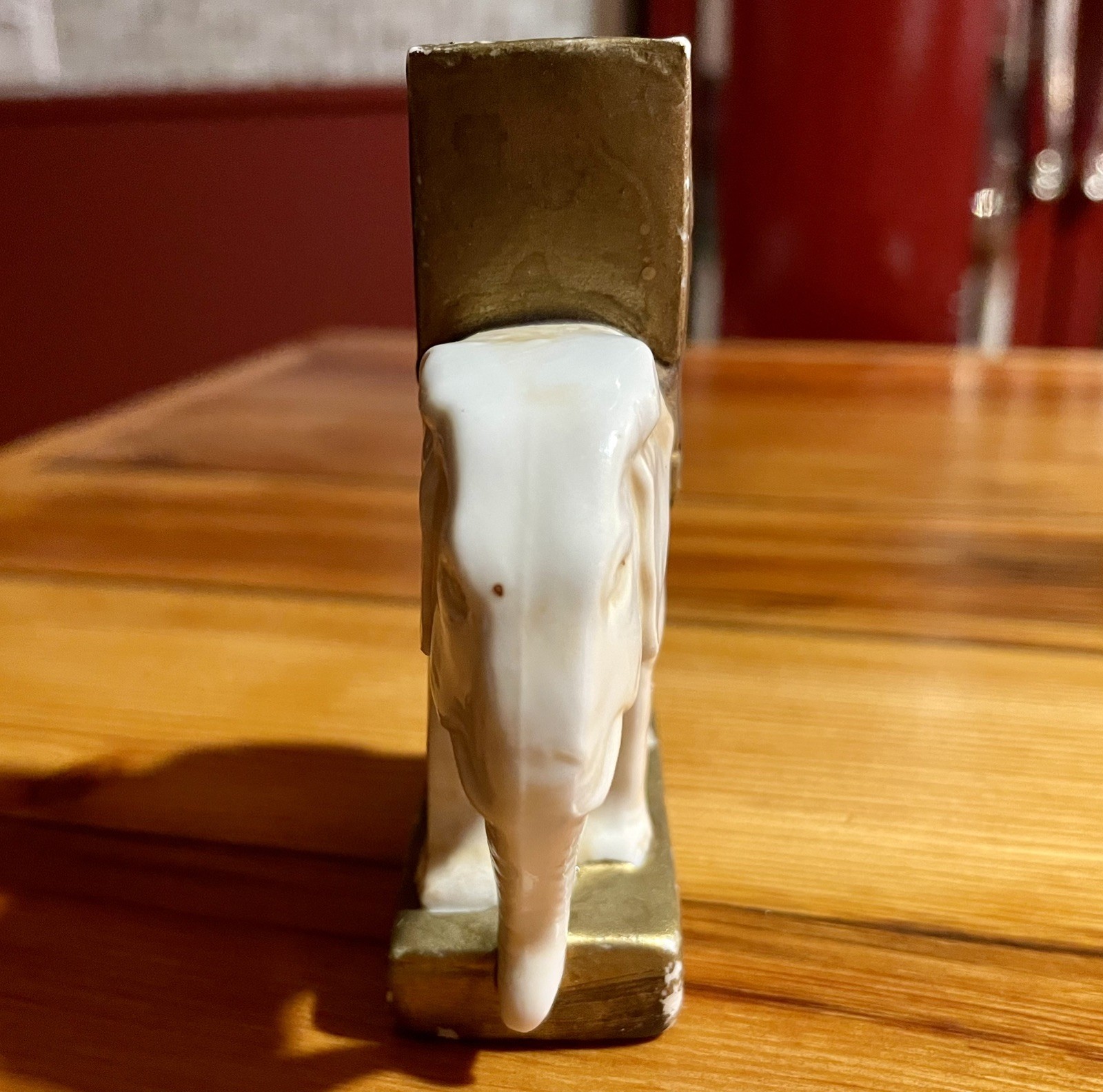 1930s Elephant INCENSE Burner ArtDeco Porcelain Made in Germany from Paris Expo