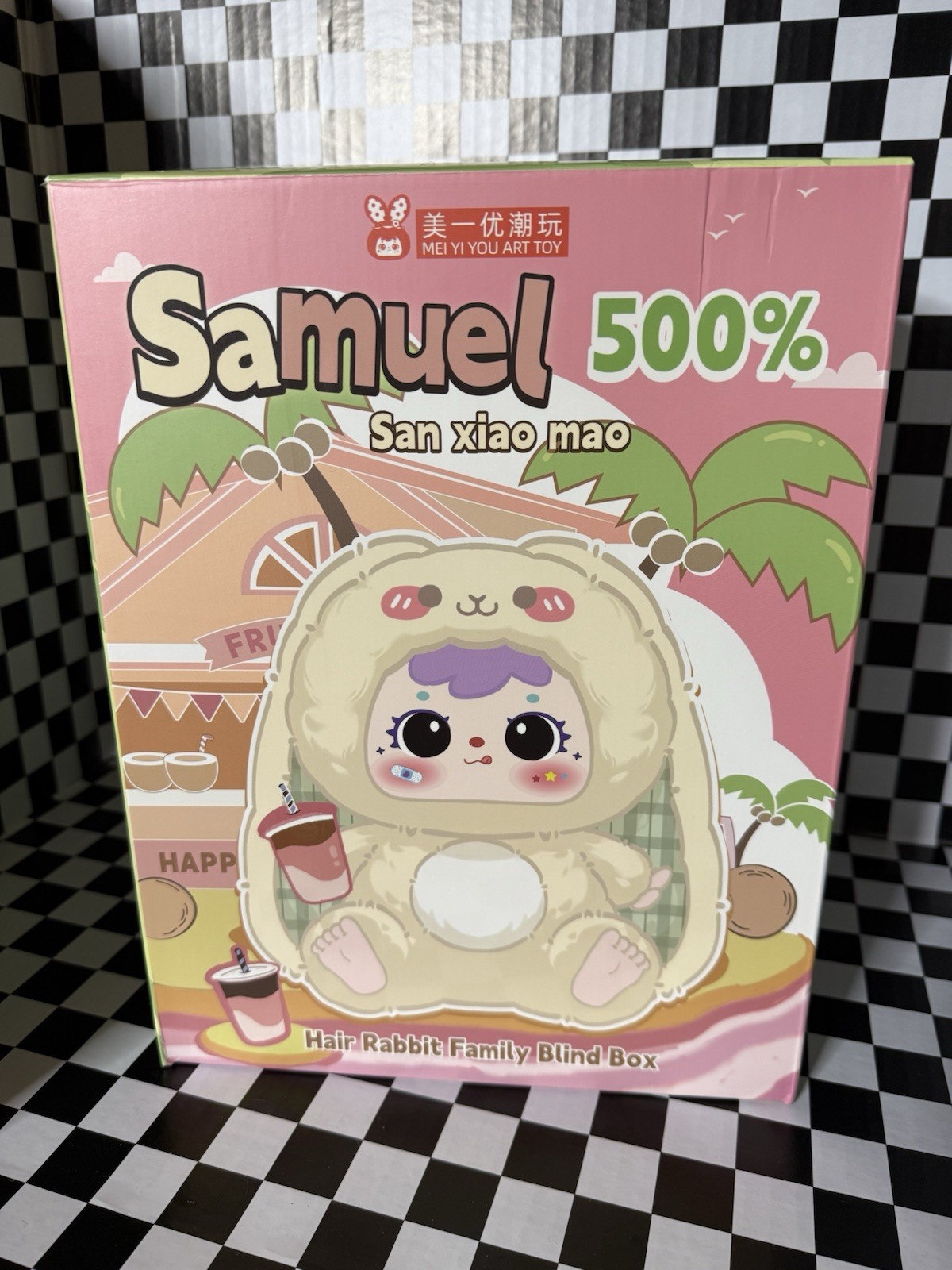Pink Bunny Rabbit Lover Christmas Present Bundle Samuel 500% Baby Three San Xiao