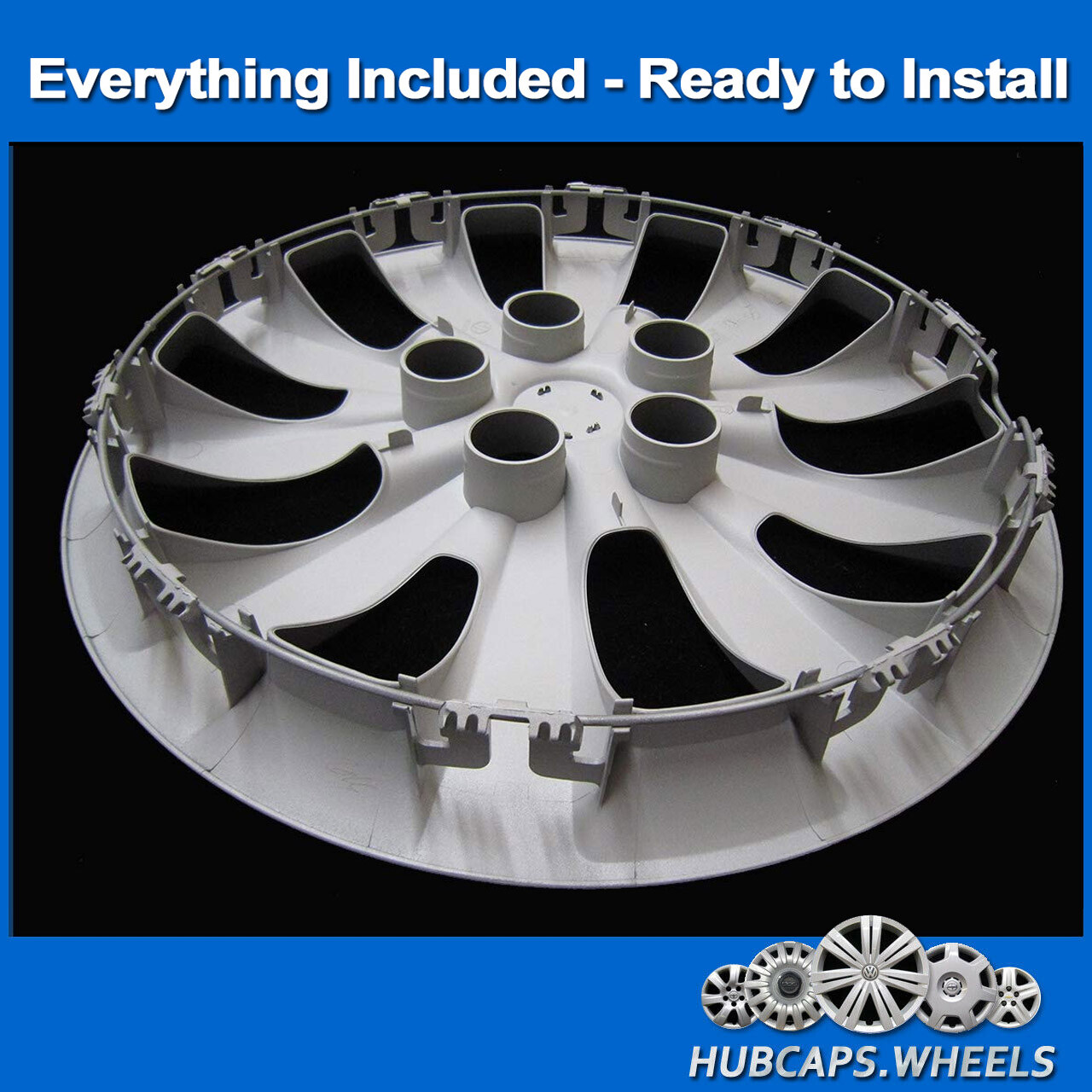 Hubcap for Nissan Sentra 2013-2019 Genuine Factory OE Sentra Hubcap Silver 53089