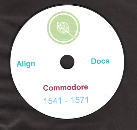Commodore 64 - 128 - 1541-1571 Drive Alighment & Utility - 5.25 Disk & CD