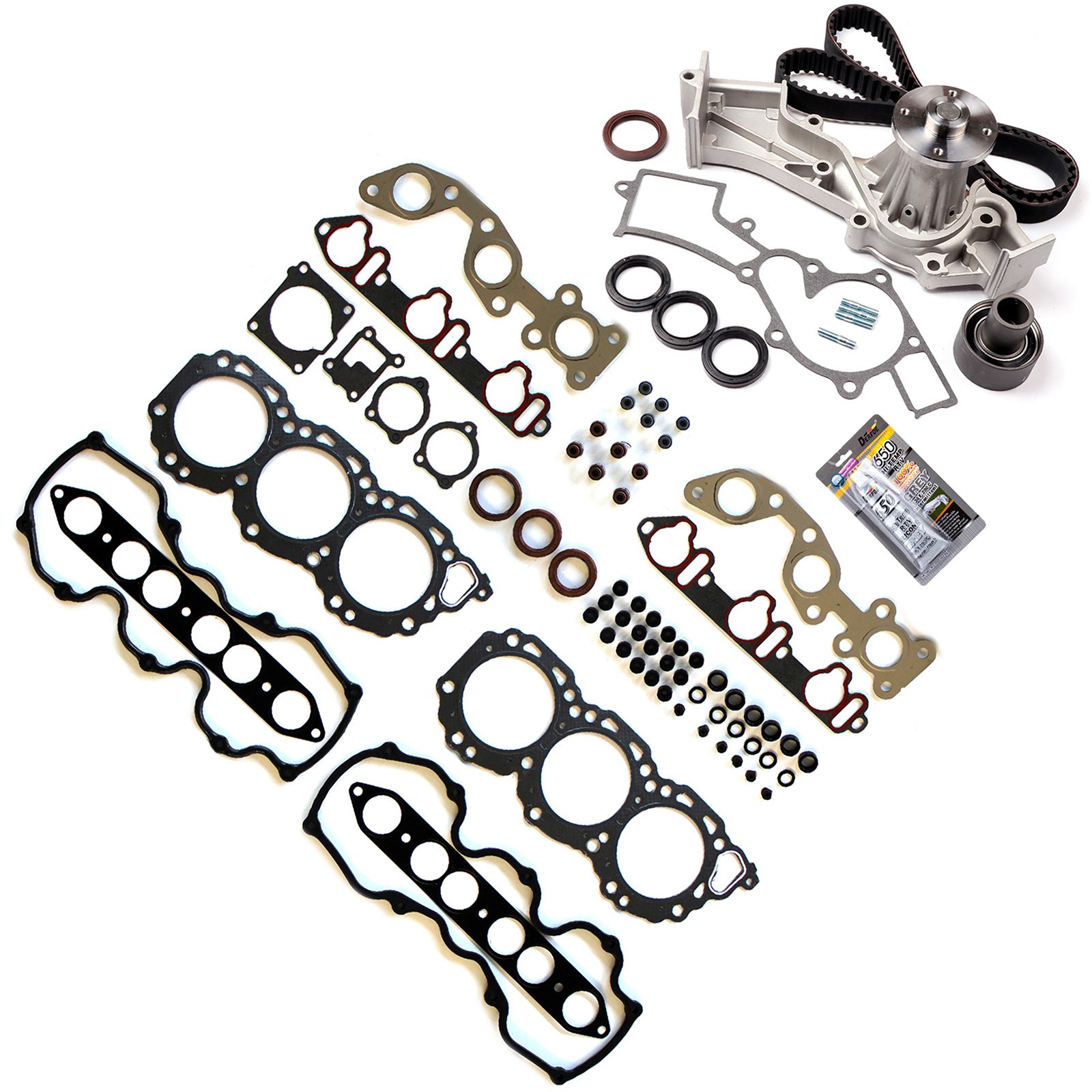 2000-2003 for Nissan for Xterra 3.3L Timing Belt Water Pump Head Gasket Set SOHC