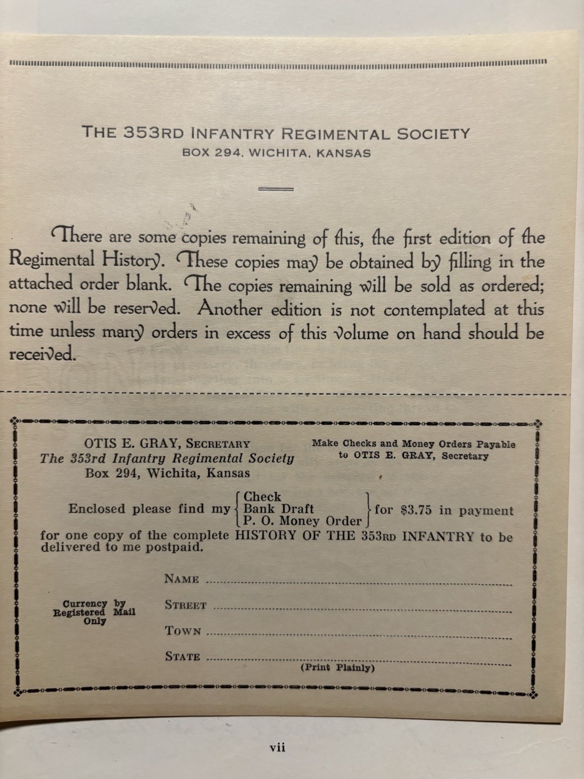 They're From Kansas History of the 353rd Infantry