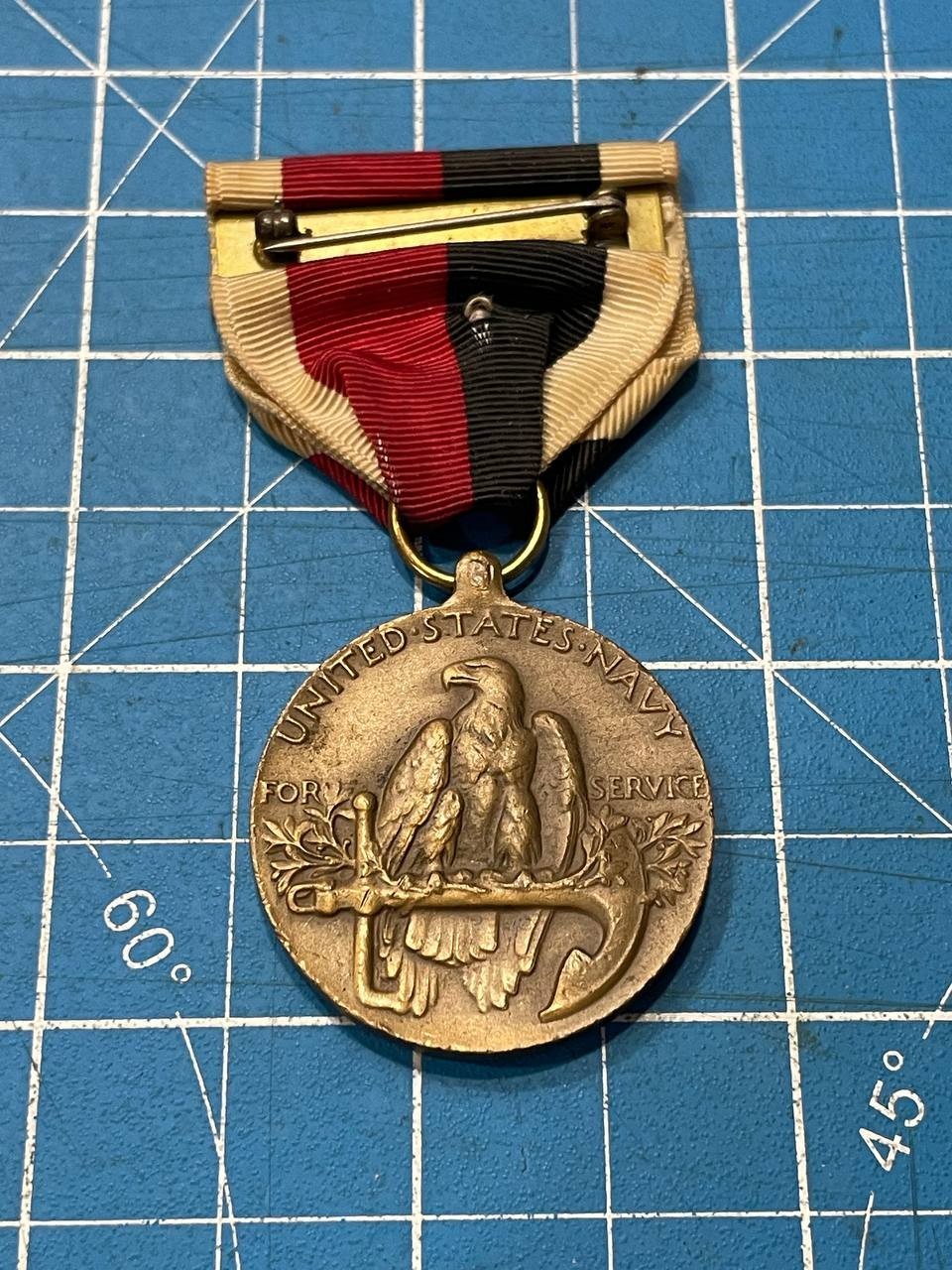 Original WWII US Navy Occupation Service Medal