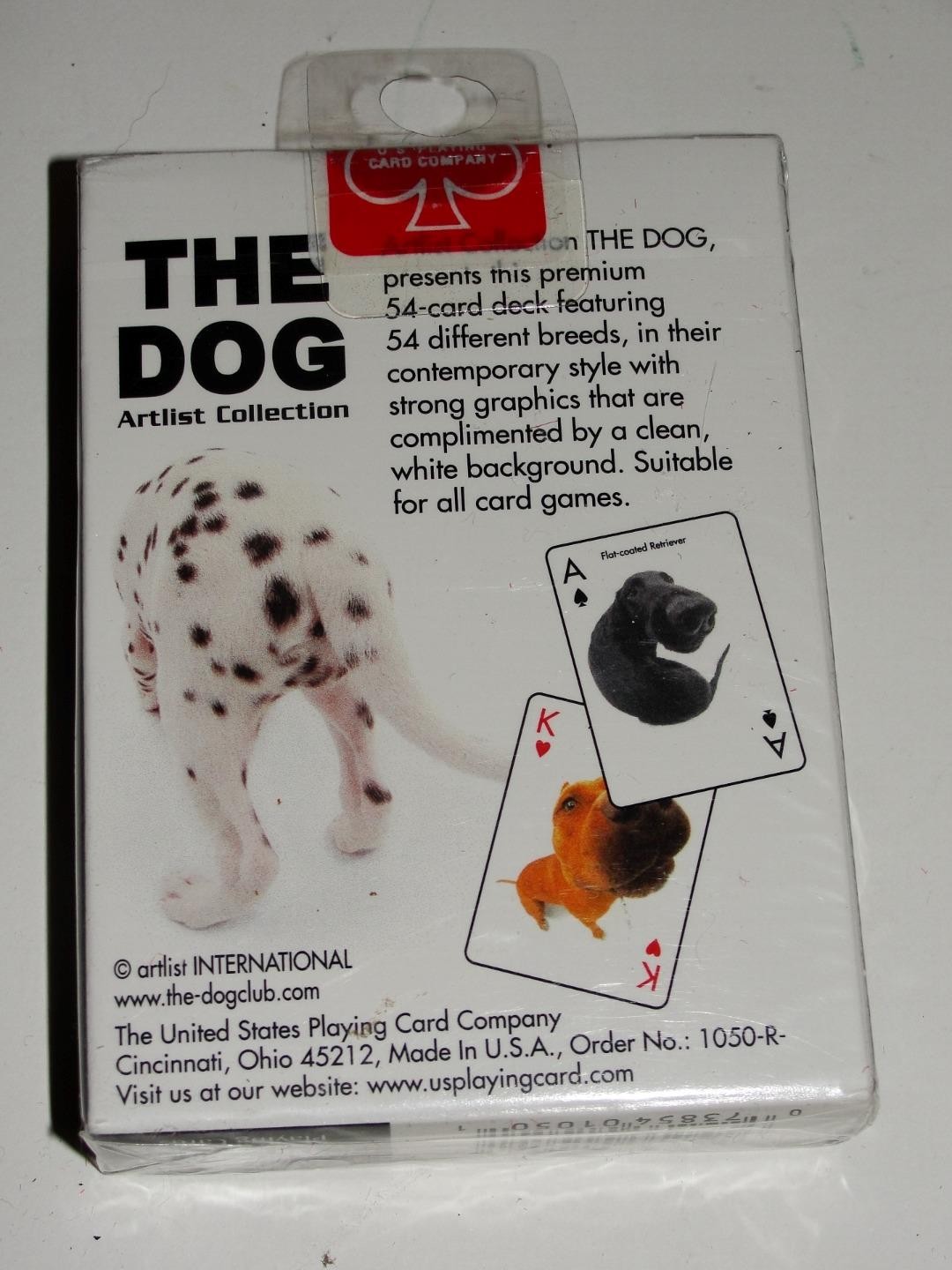 The Dog Artlist Collection Playing Card Deck 54 Breeds Dalmantion Box New Sealed