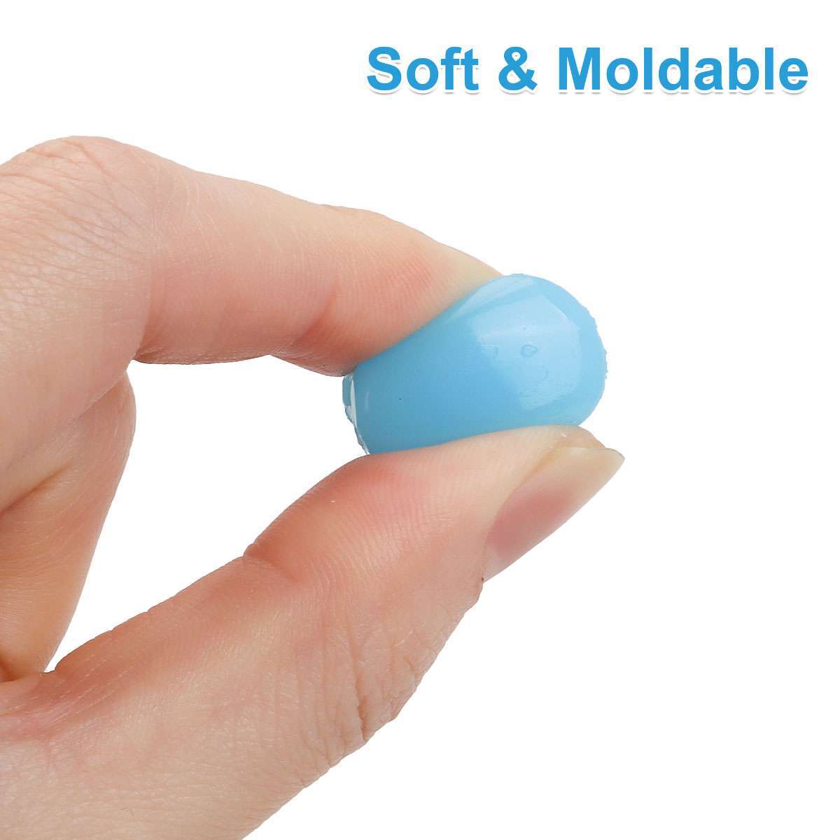 12pc Reusable Silicone Ear Plugs Noise Cancelling Earplugs Protector Study Sleep