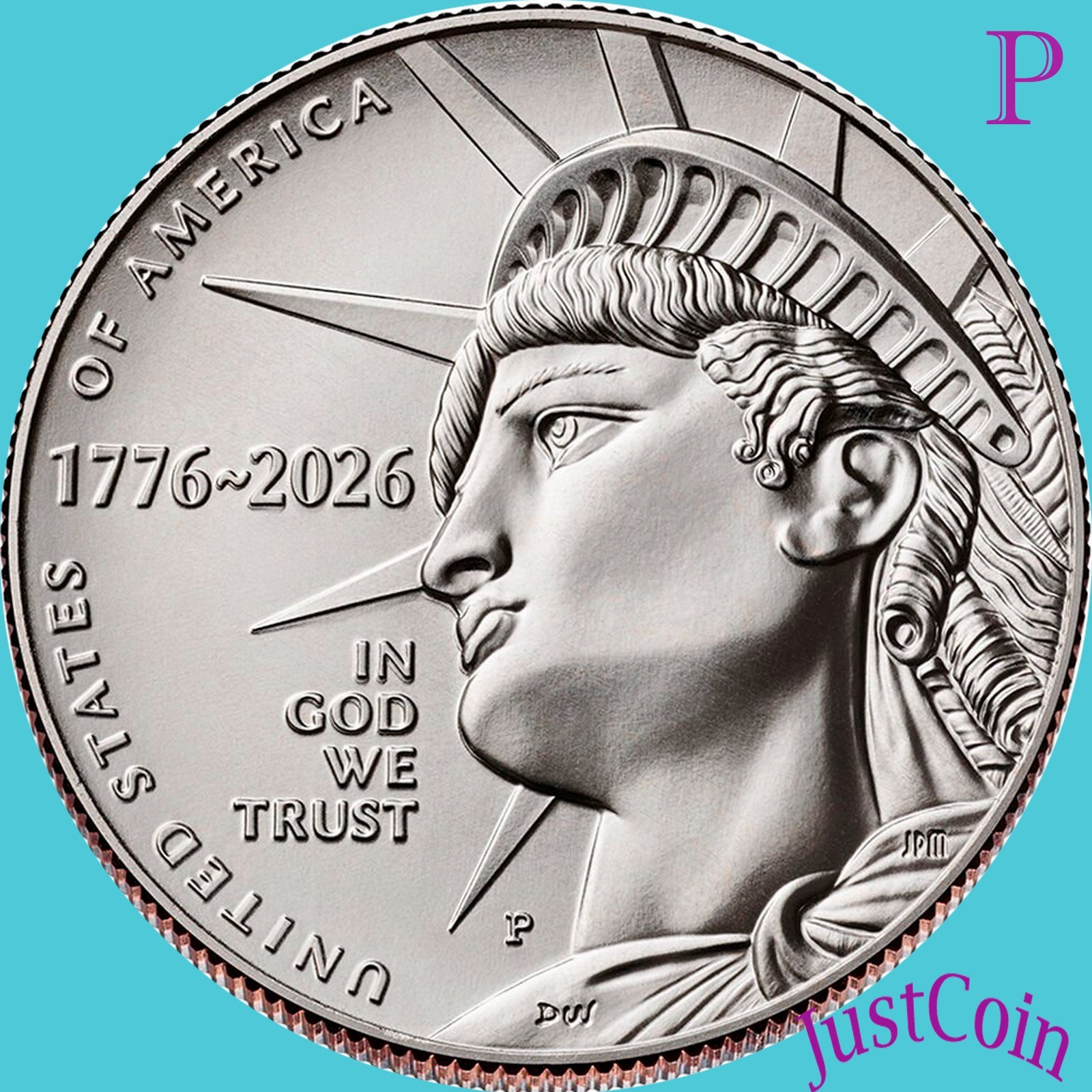 2026-P SemiQuinCentenial HALF DOLLAR (P) Phil. Mint One COIN * PRESALE