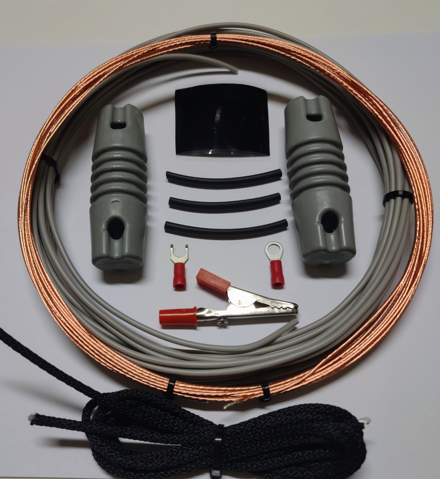 Shortwave Radio Antenna Small Space / Attic Bare Copper 25' EZ Up Indoor Outdoor