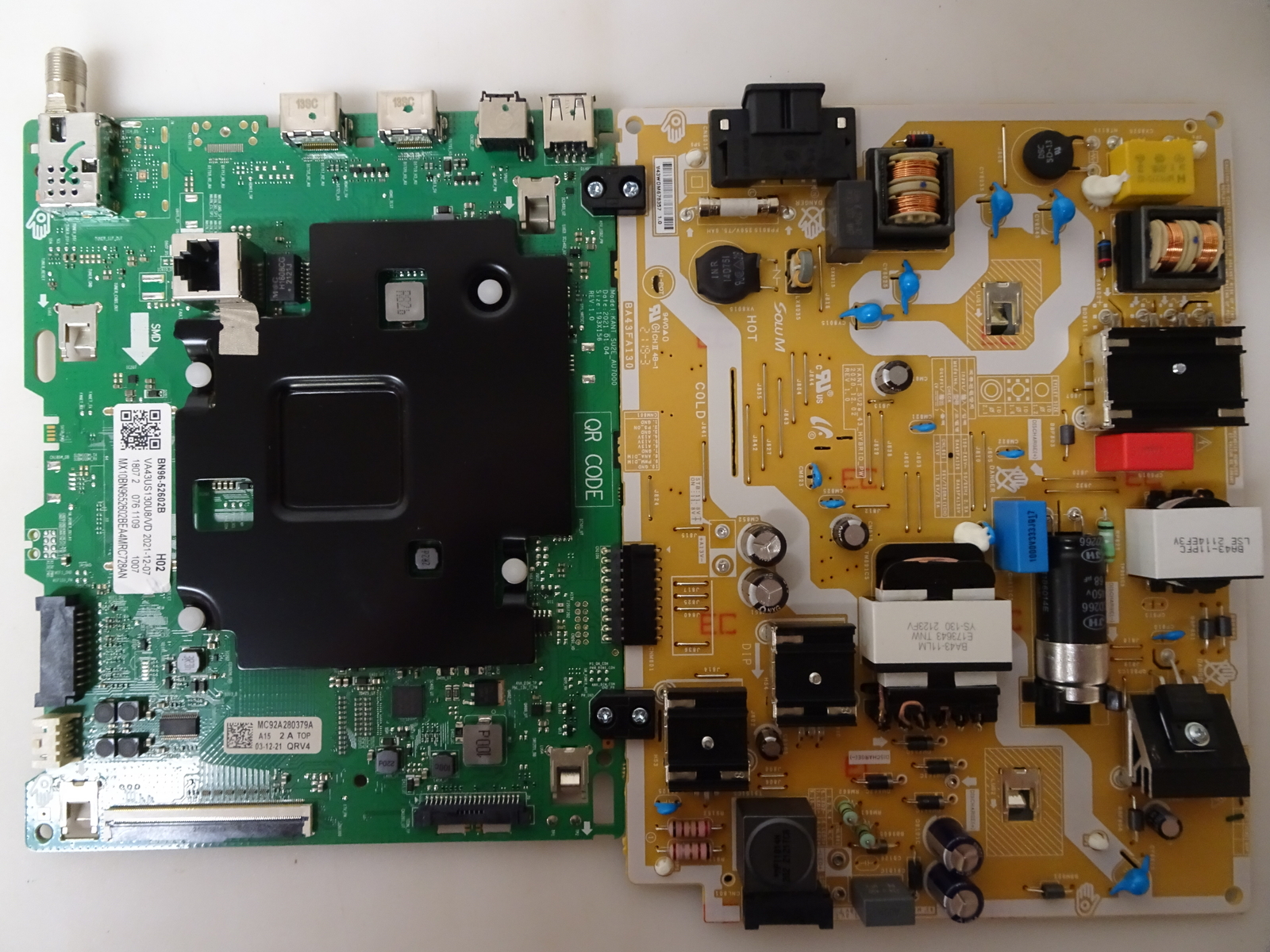 Samsung UN43TU7000FXZA Main Board 43TU7000F-602B, (BN96-52602B, BA43FA130)