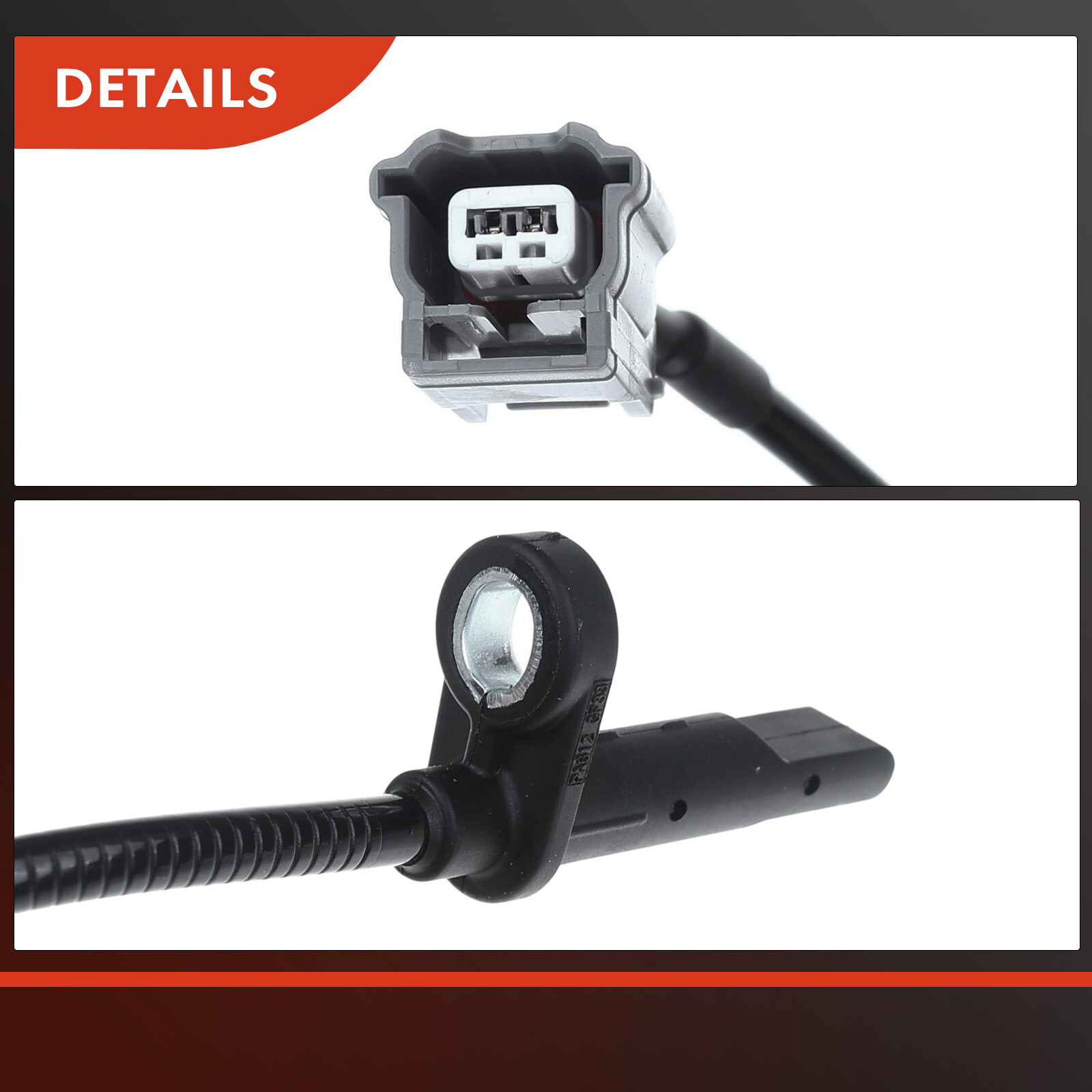 2Pcs Front Driver & Passenger ABS Wheel Speed Sensor for Nissan Rogue 2014-2020