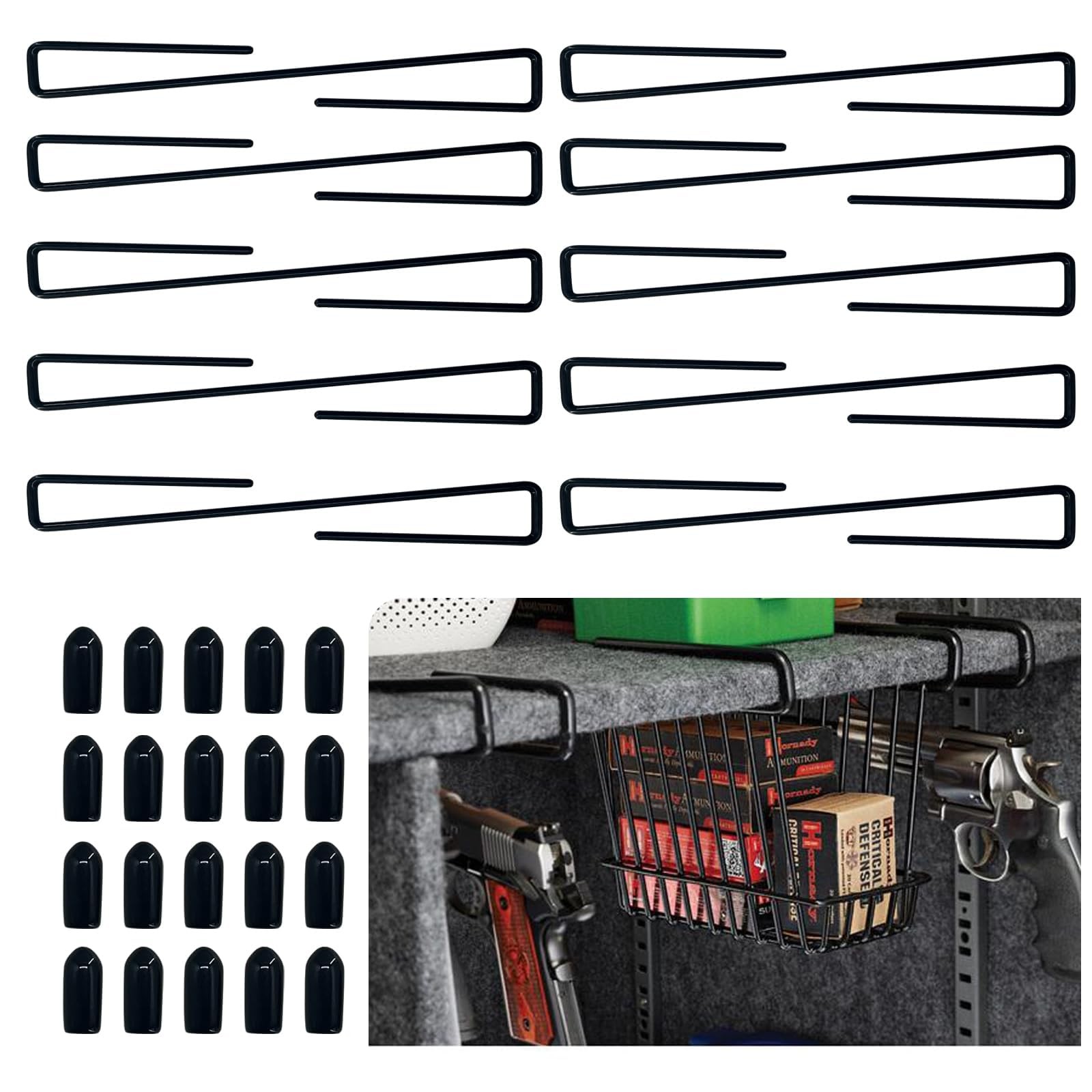 Pistol Rack for Gun Safe 10 PCS Handgun Rack Safe Accessories
