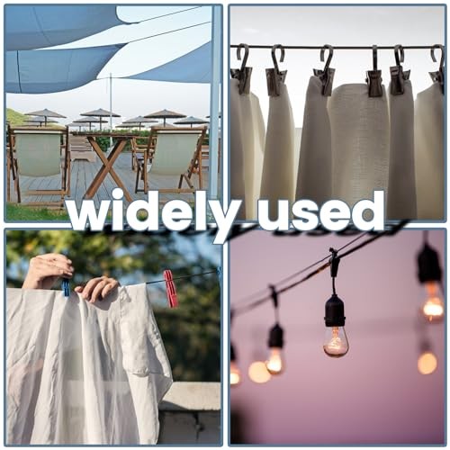 Sun Shade Sail Hardware Kit,304 Stainless Steel Cable Wire with Nylon Coating