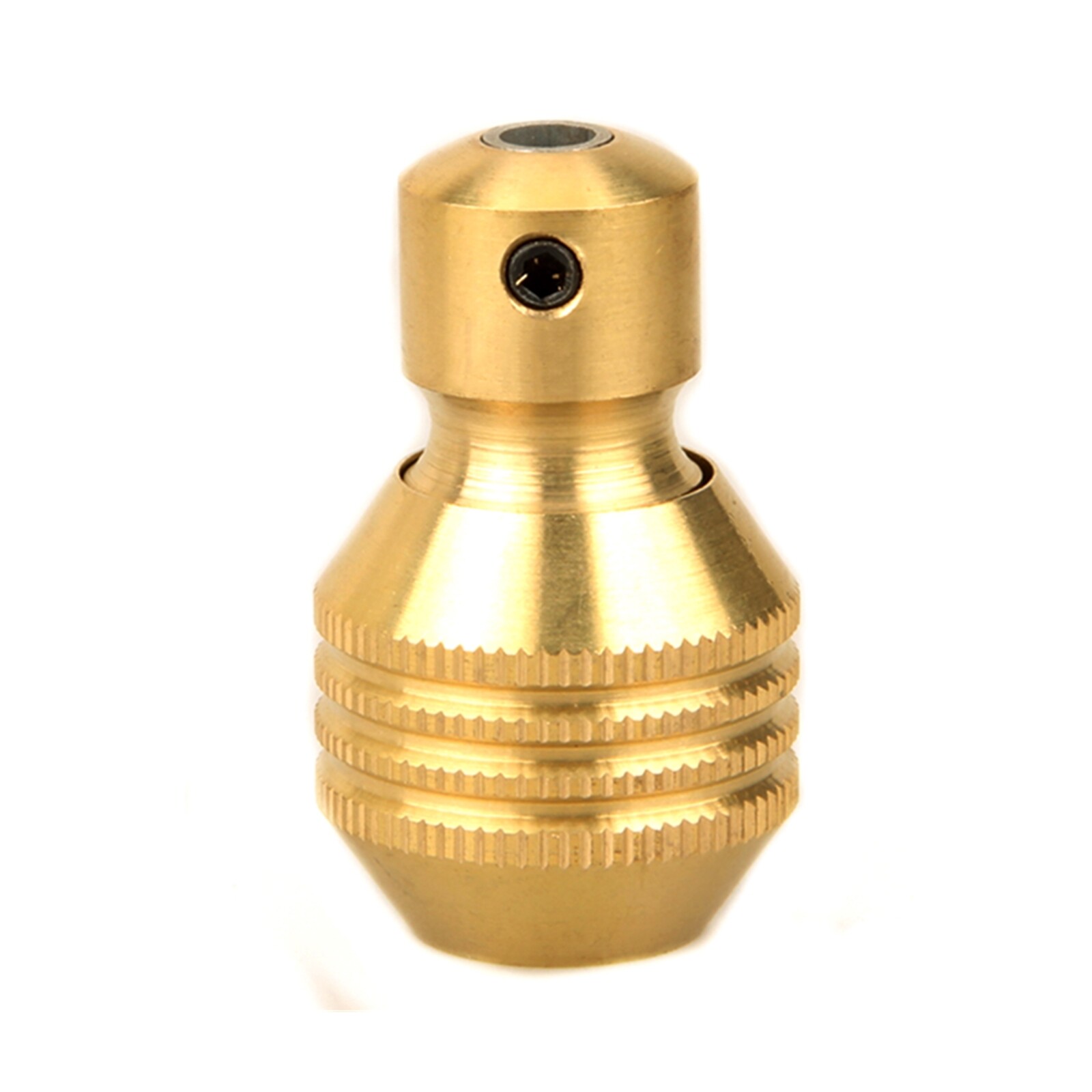 CNC Anti-skidding Self Locking Brass Tattoo Machine Grip 30mm Gold