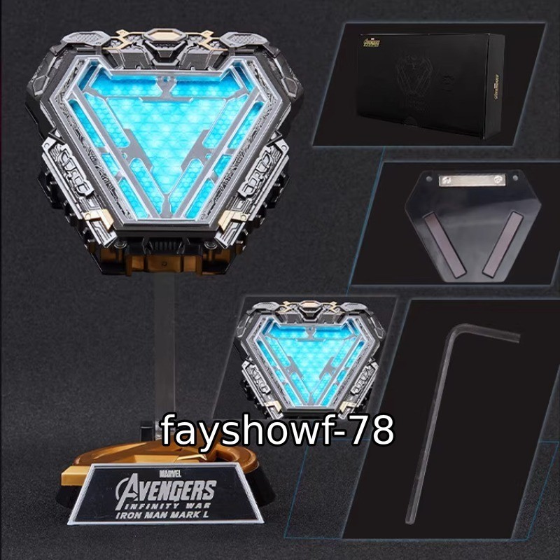 NEW Iron Man Cosplay Arc Reactor MK50 Mark50 Wearable 1/1 LED Prop Replica Gifts