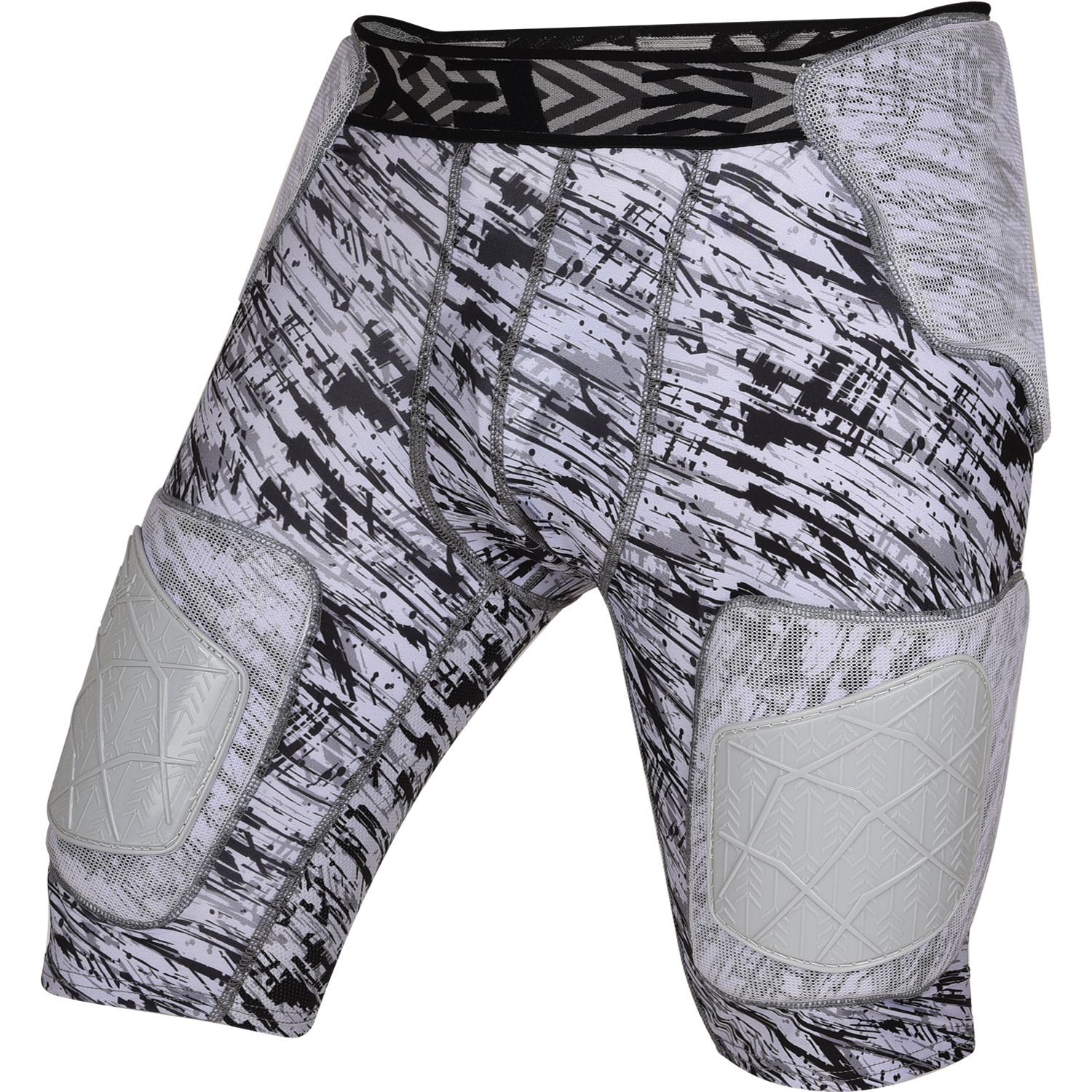 Exxact Sports Gladiator 5 Pad Adult Girdle for Men with Integrated Hips, thighs